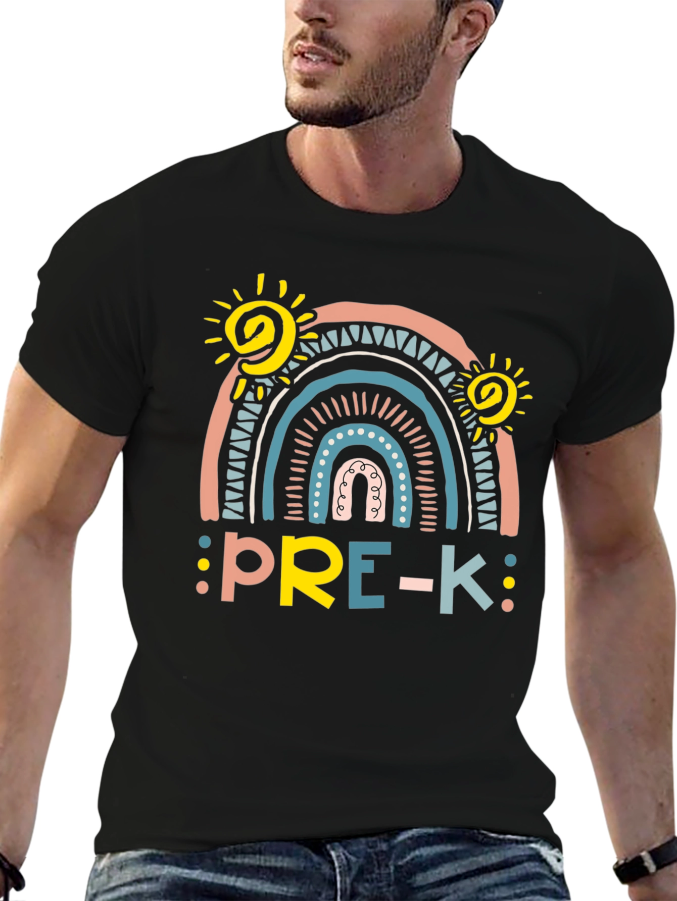Pre-K Rainbow Graphic T-Shirt