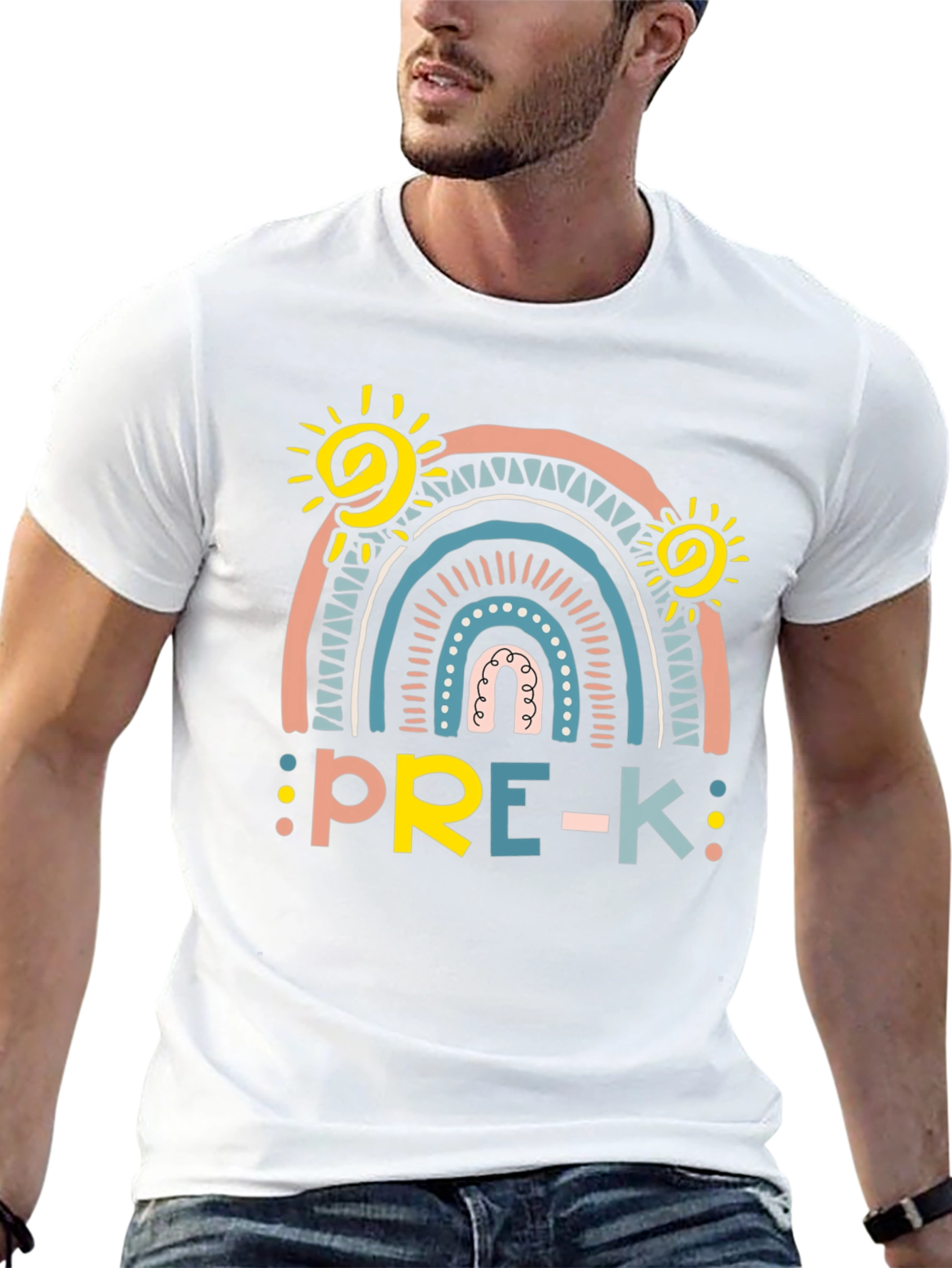 Pre-K Rainbow Graphic T-Shirt