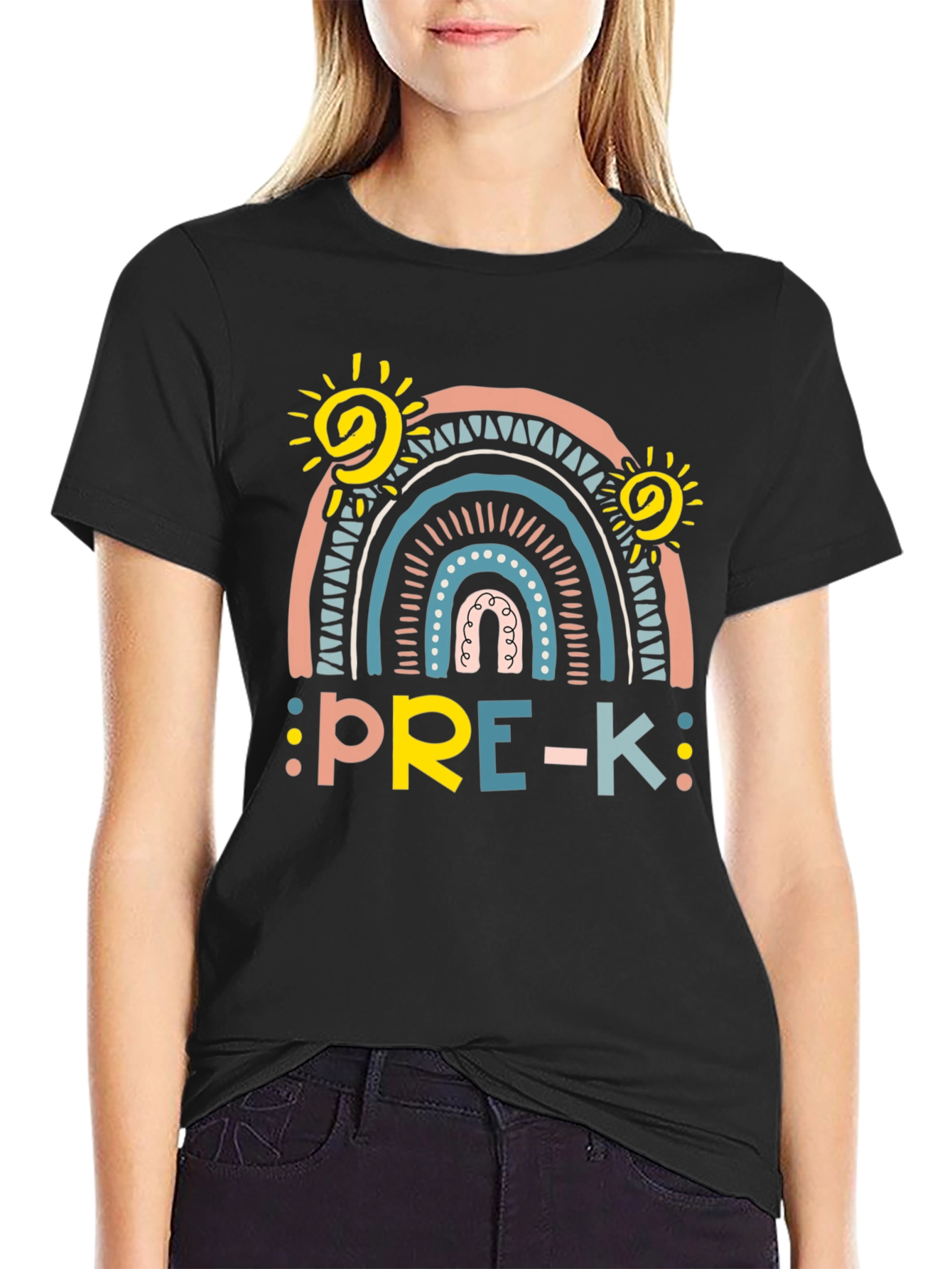 Pre-K Rainbow Graphic T-Shirt
