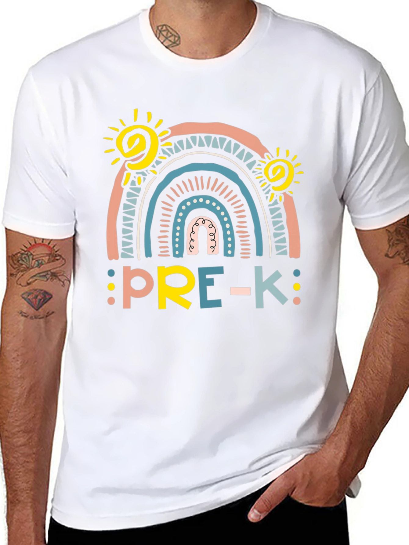 Pre-K Rainbow Graphic T-Shirt