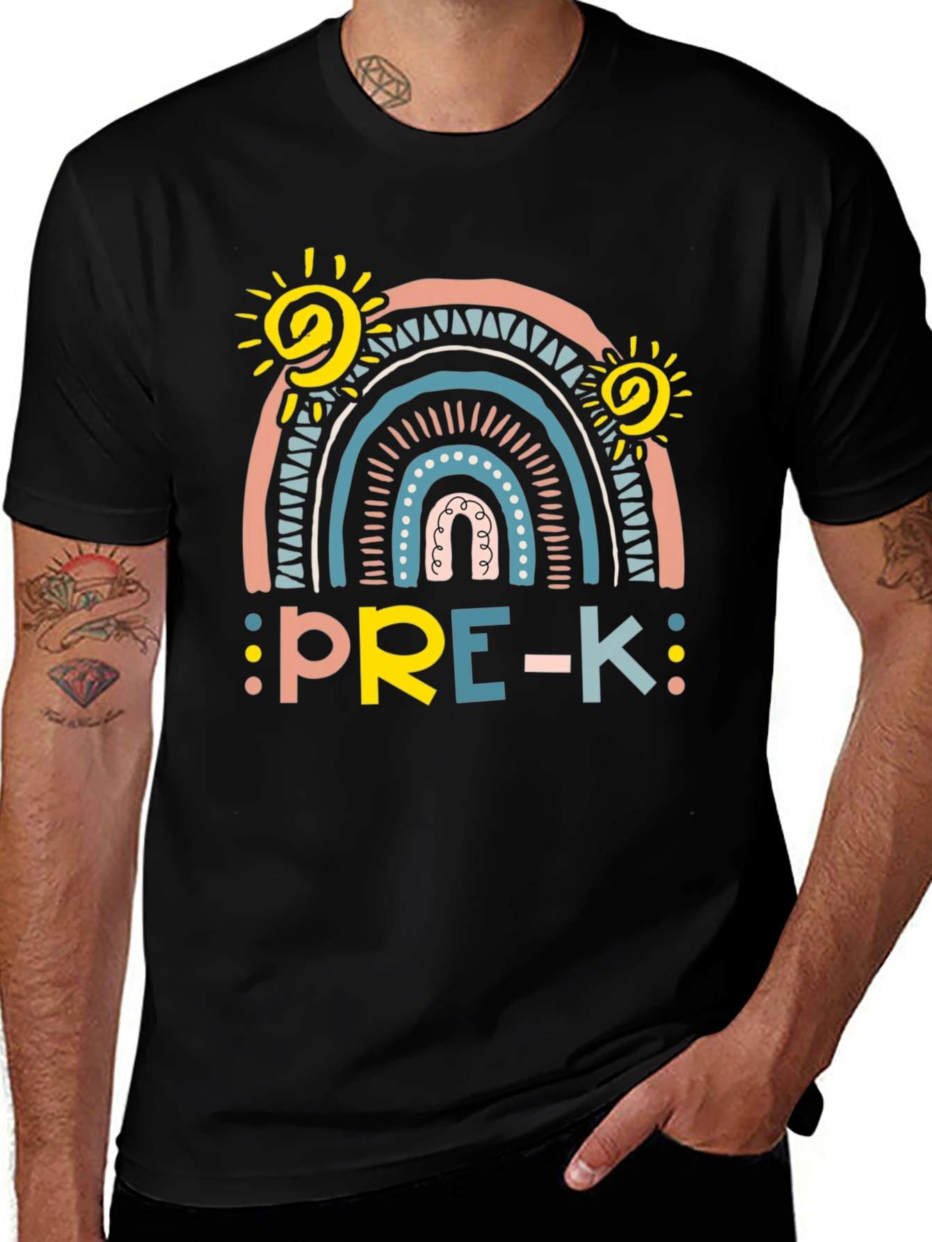 Pre-K Rainbow Graphic T-Shirt
