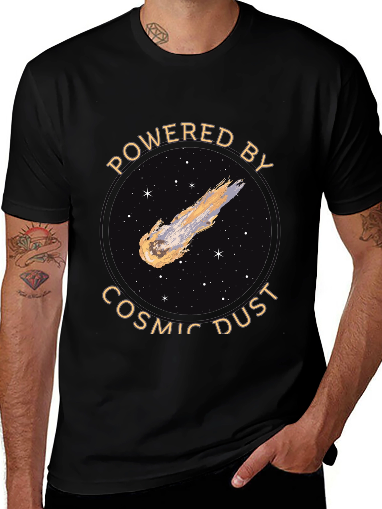 Cosmic Dust Powered T-Shirt - Outer Space Tee