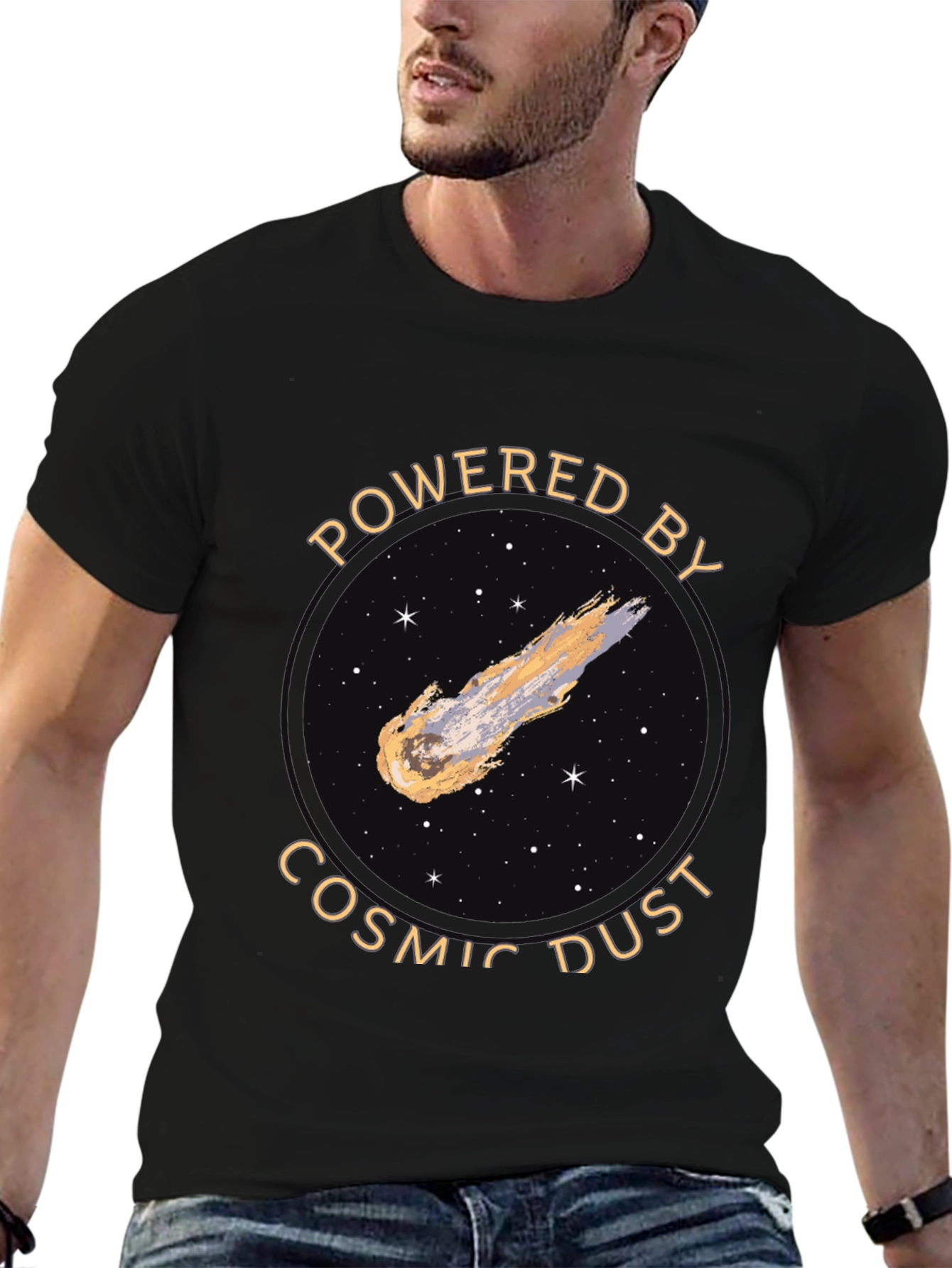 Cosmic Dust Powered T-Shirt - Outer Space Tee