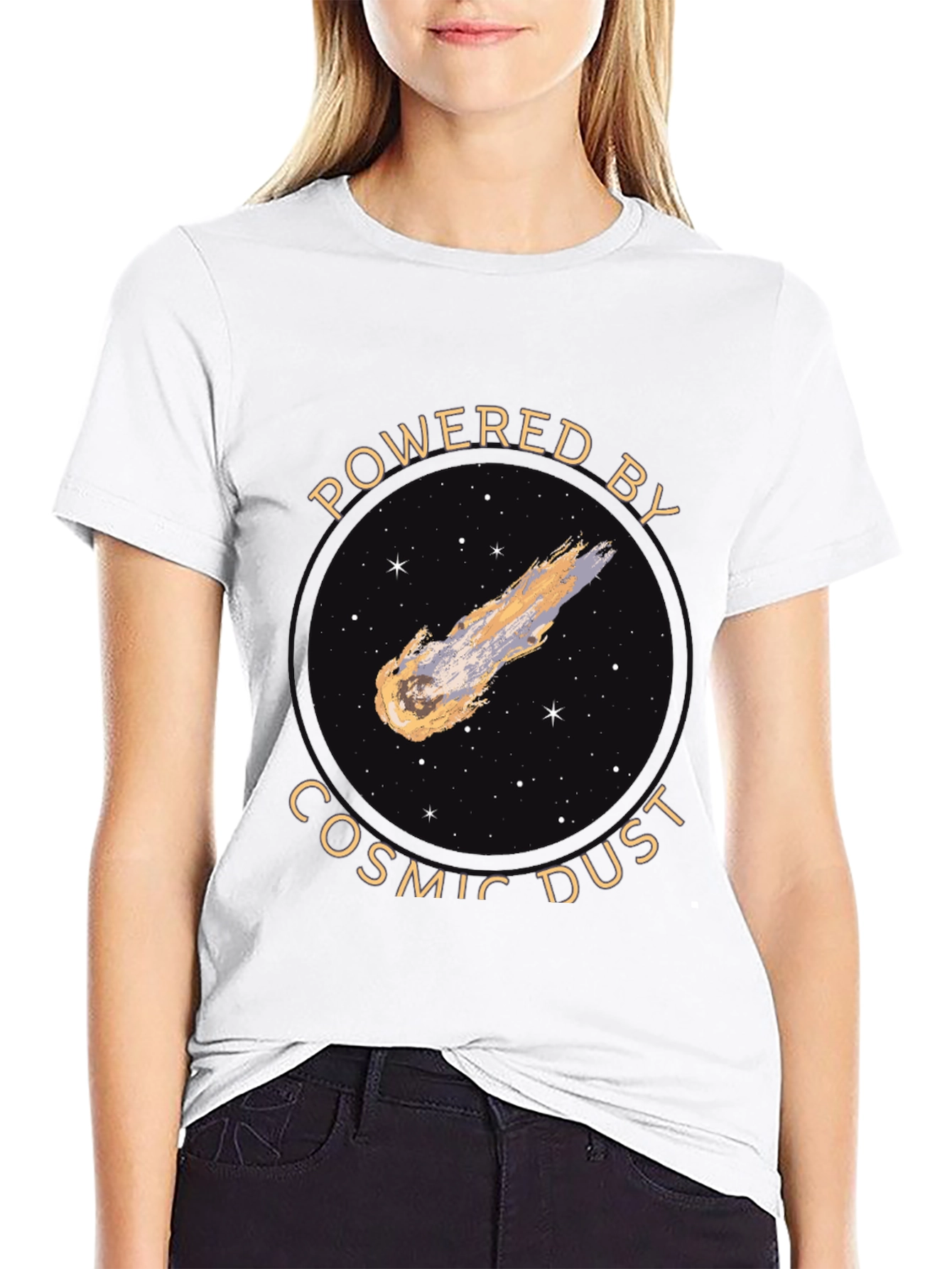 Cosmic Dust Powered T-Shirt - Outer Space Tee
