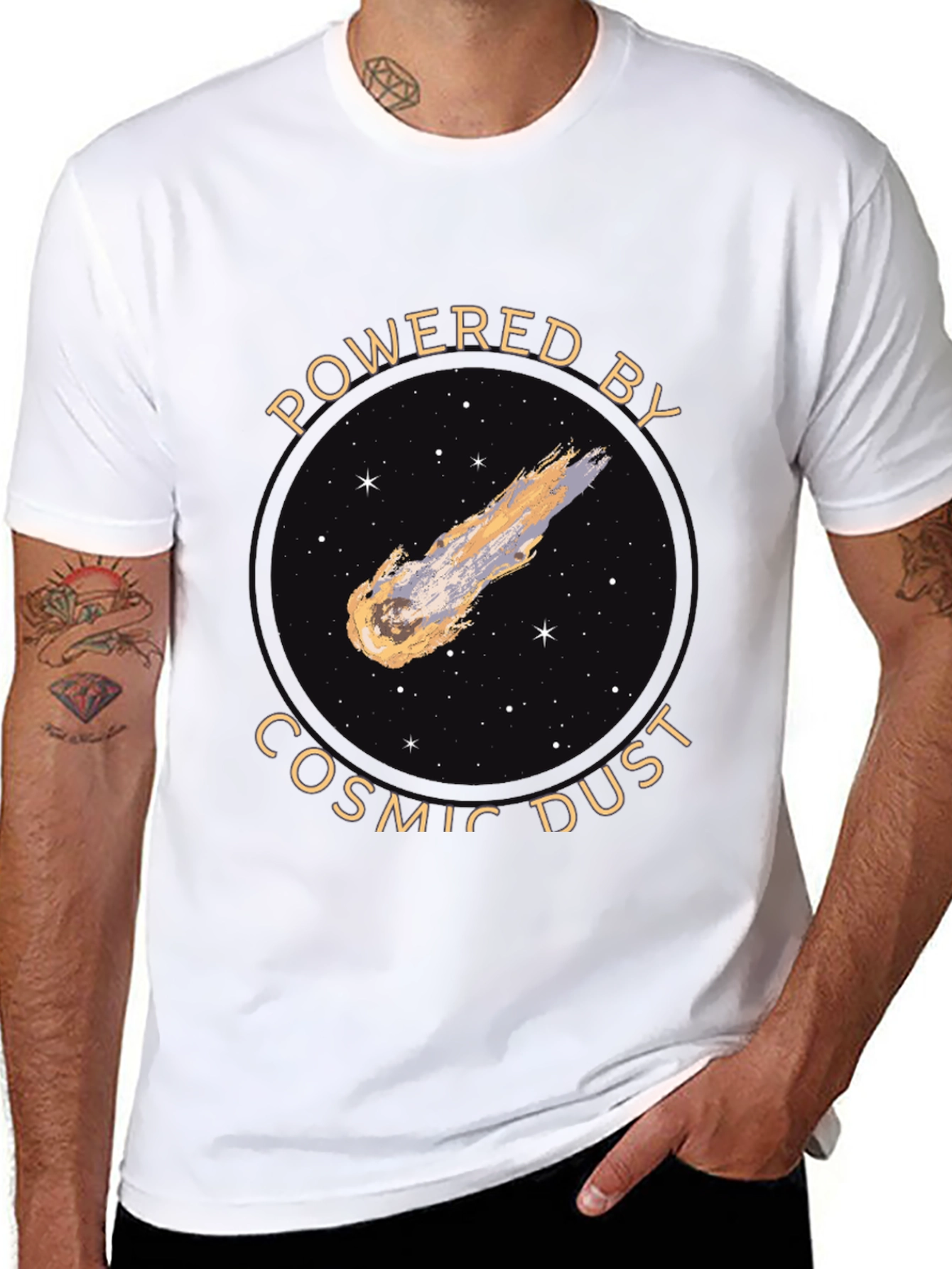 Cosmic Dust Powered T-Shirt - Outer Space Tee