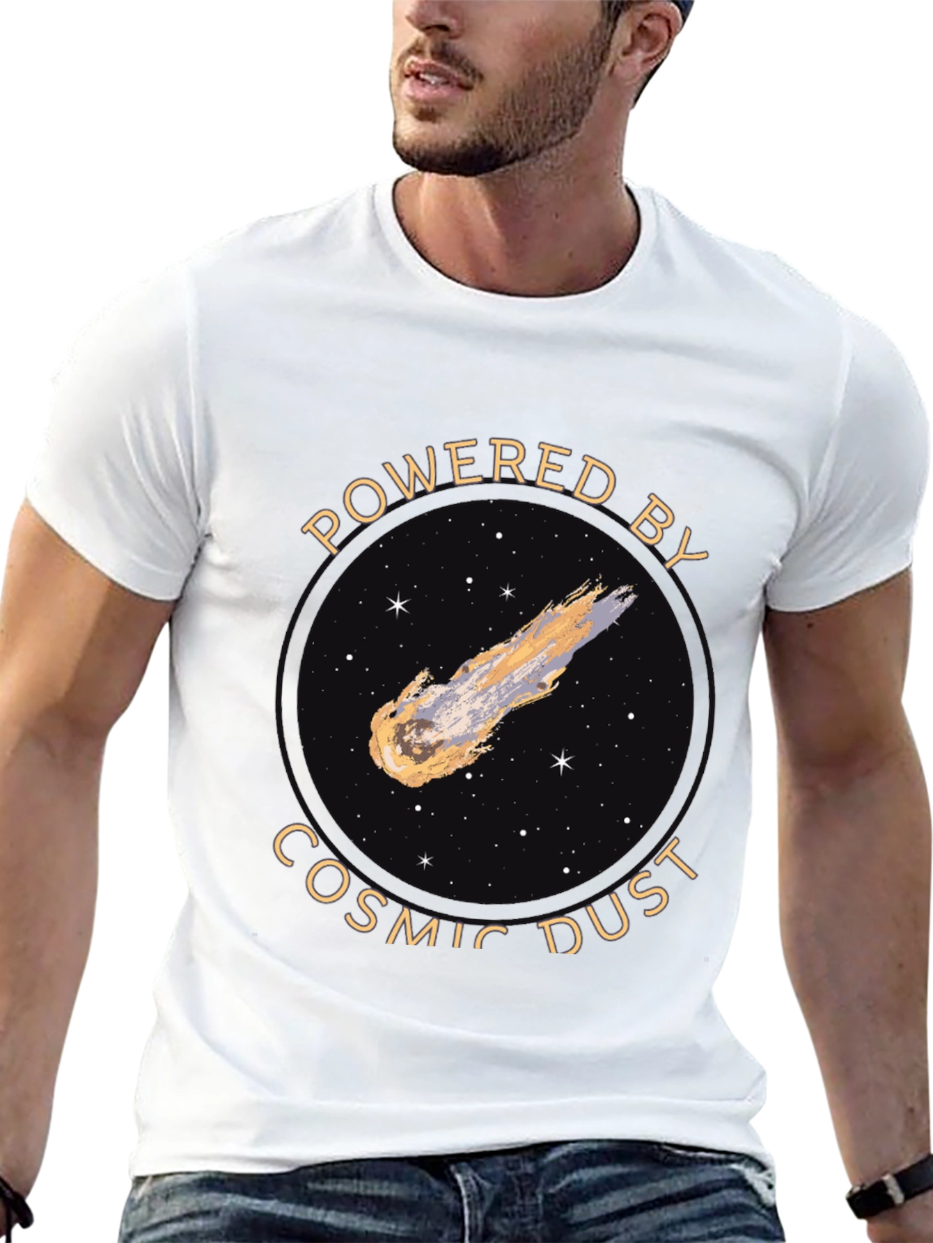 Cosmic Dust Powered T-Shirt - Outer Space Tee