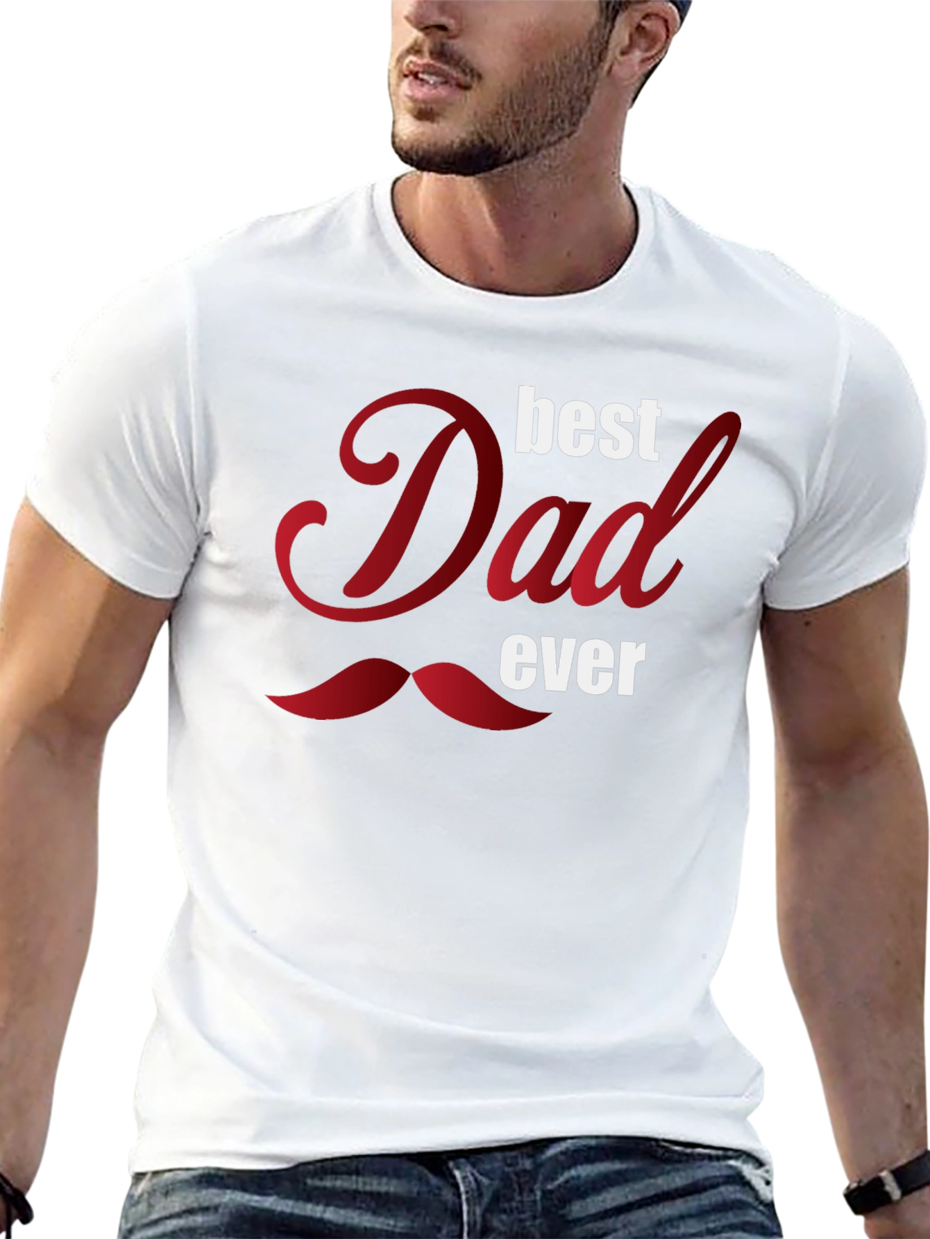 Best Dad Ever Graphic T-Shirt - Fathers Day Gift