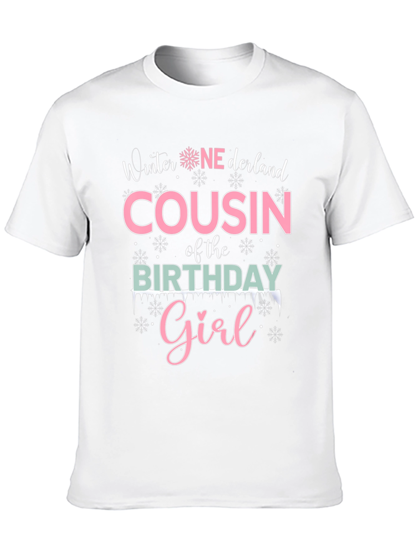 Winter Cousin of the Birthday Girl T-Shirt