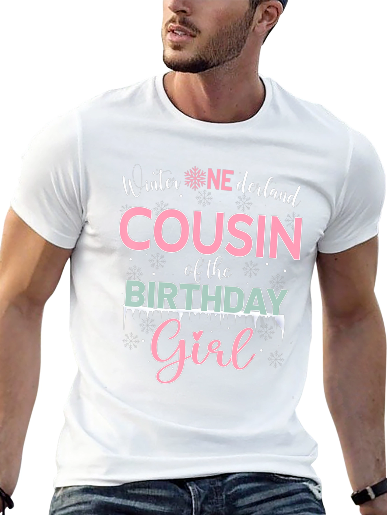 Winter Cousin of the Birthday Girl T-Shirt