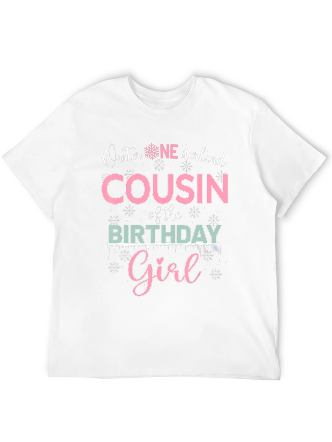 Winter Cousin of the Birthday Girl T-Shirt