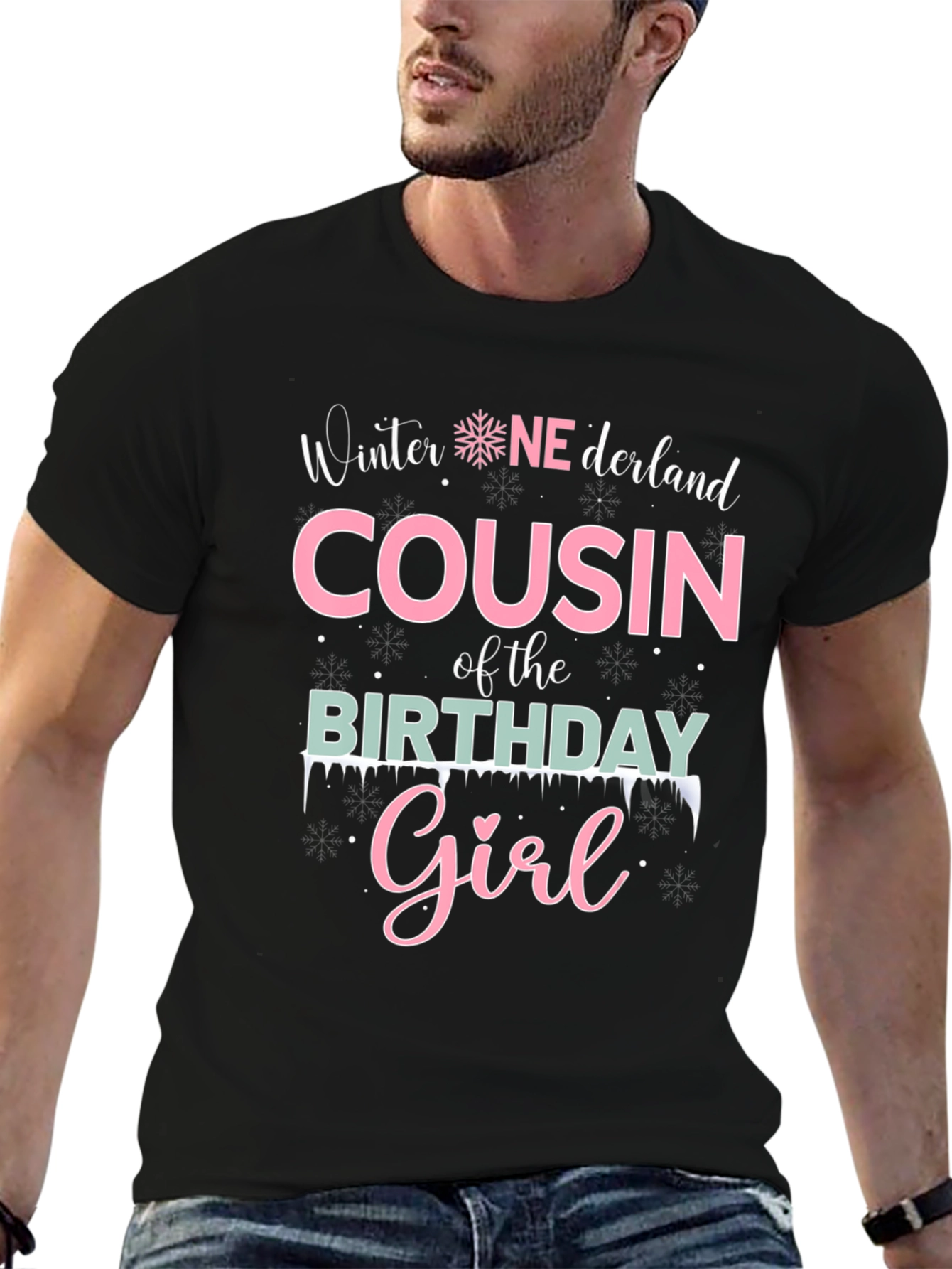 Winter Cousin of the Birthday Girl T-Shirt