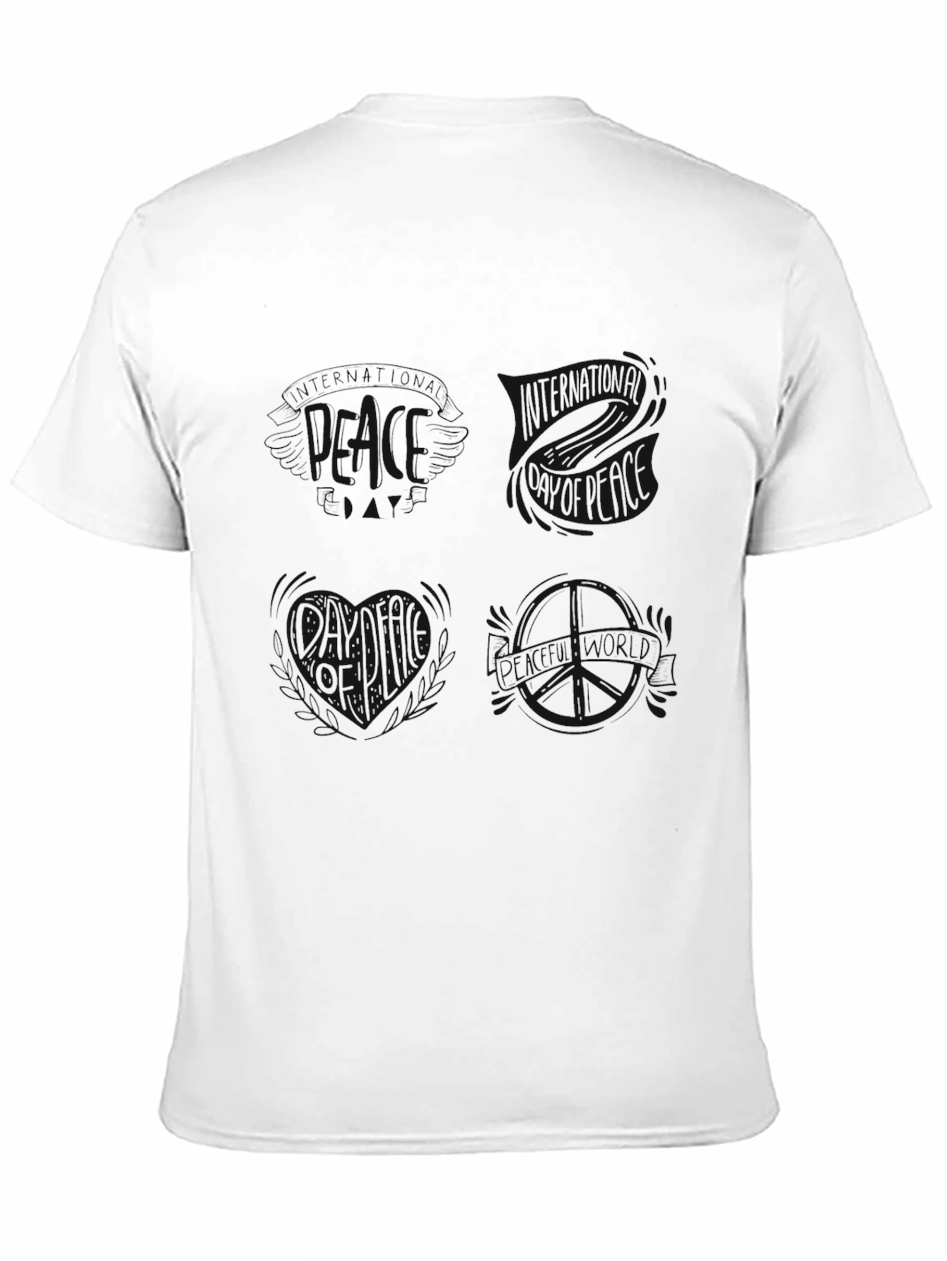 Mens Black Graphic Tee - Stylish & Comfortable