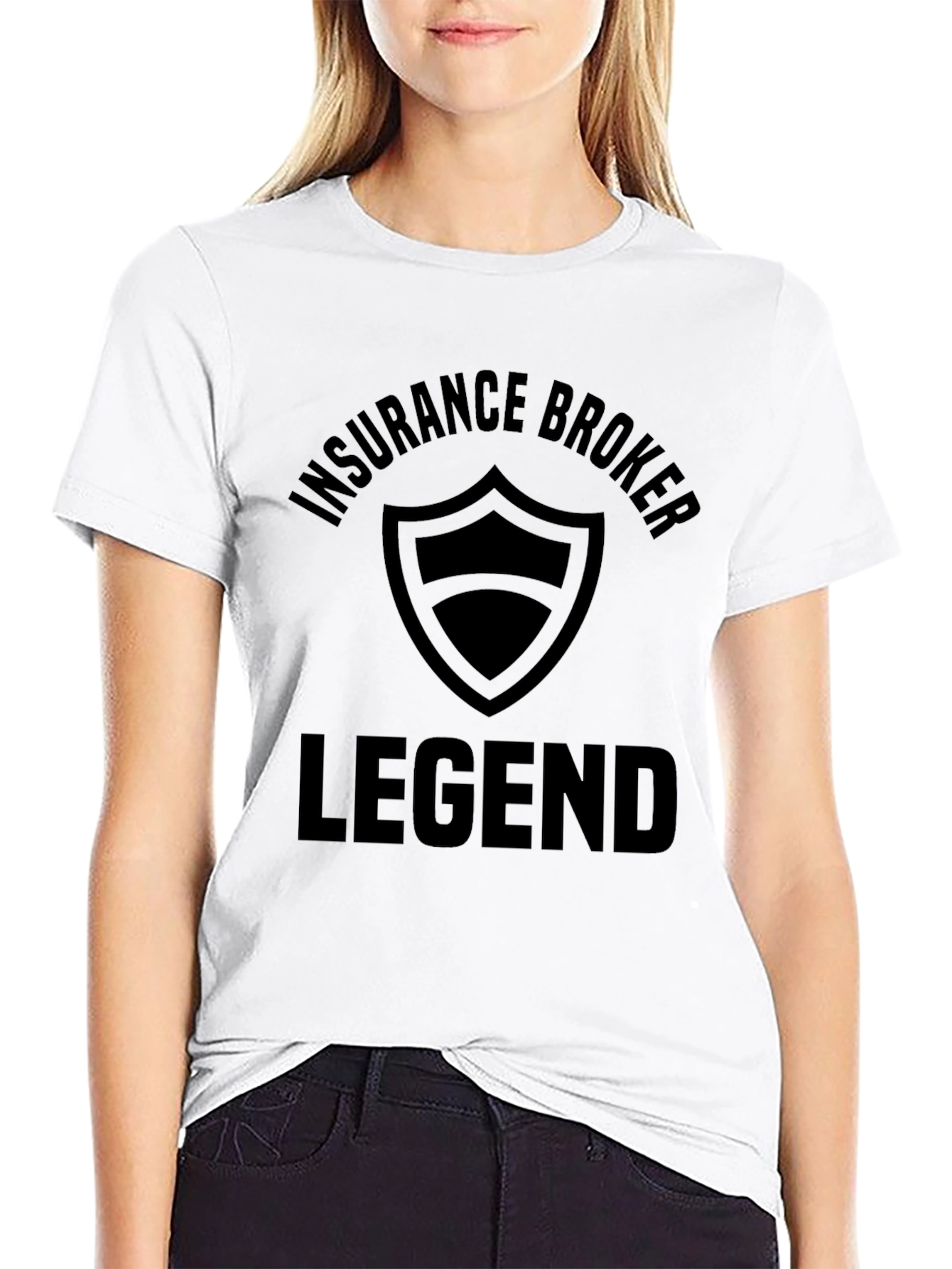 Insurance Broker Legend Black T-Shirt