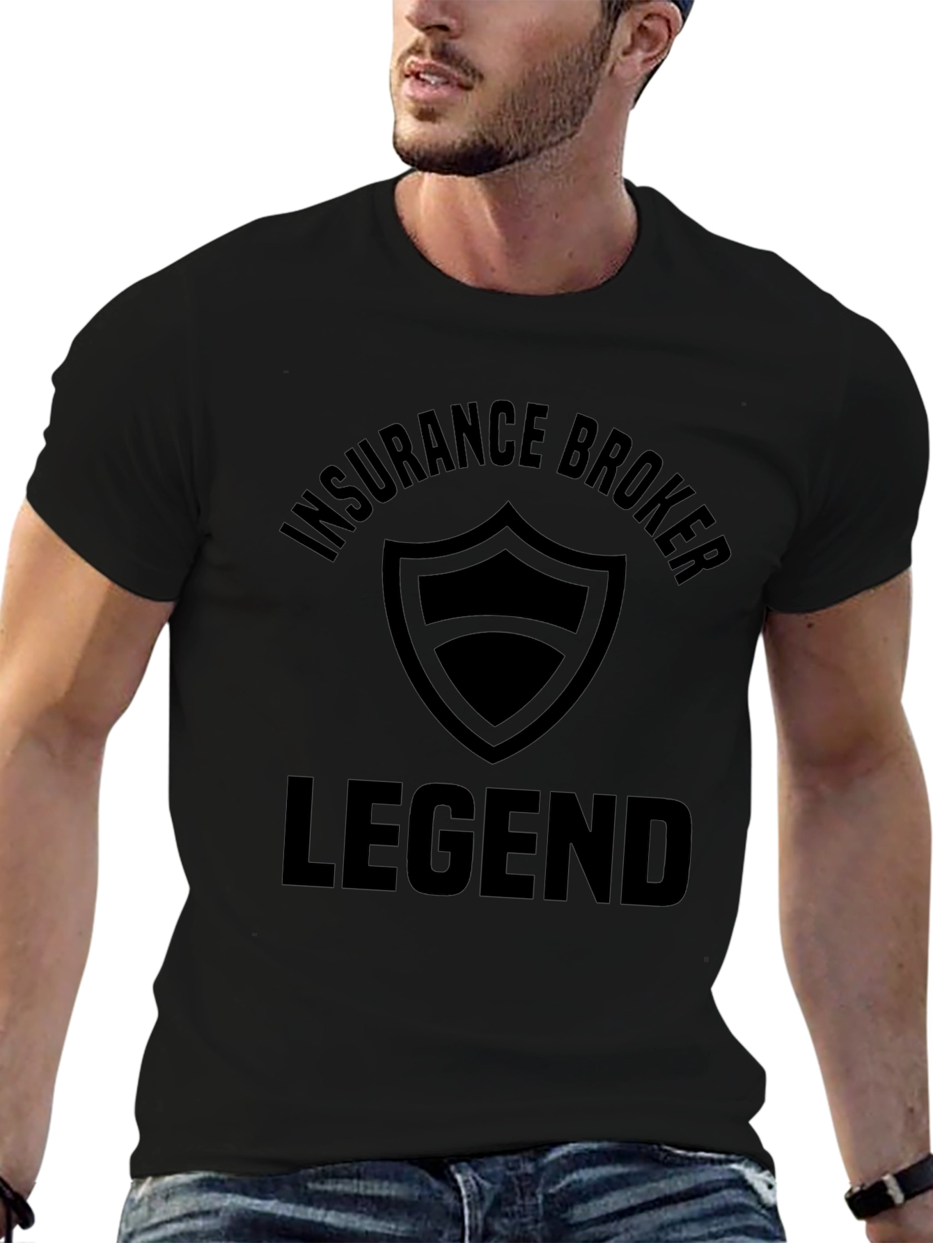 Insurance Broker Legend Black T-Shirt