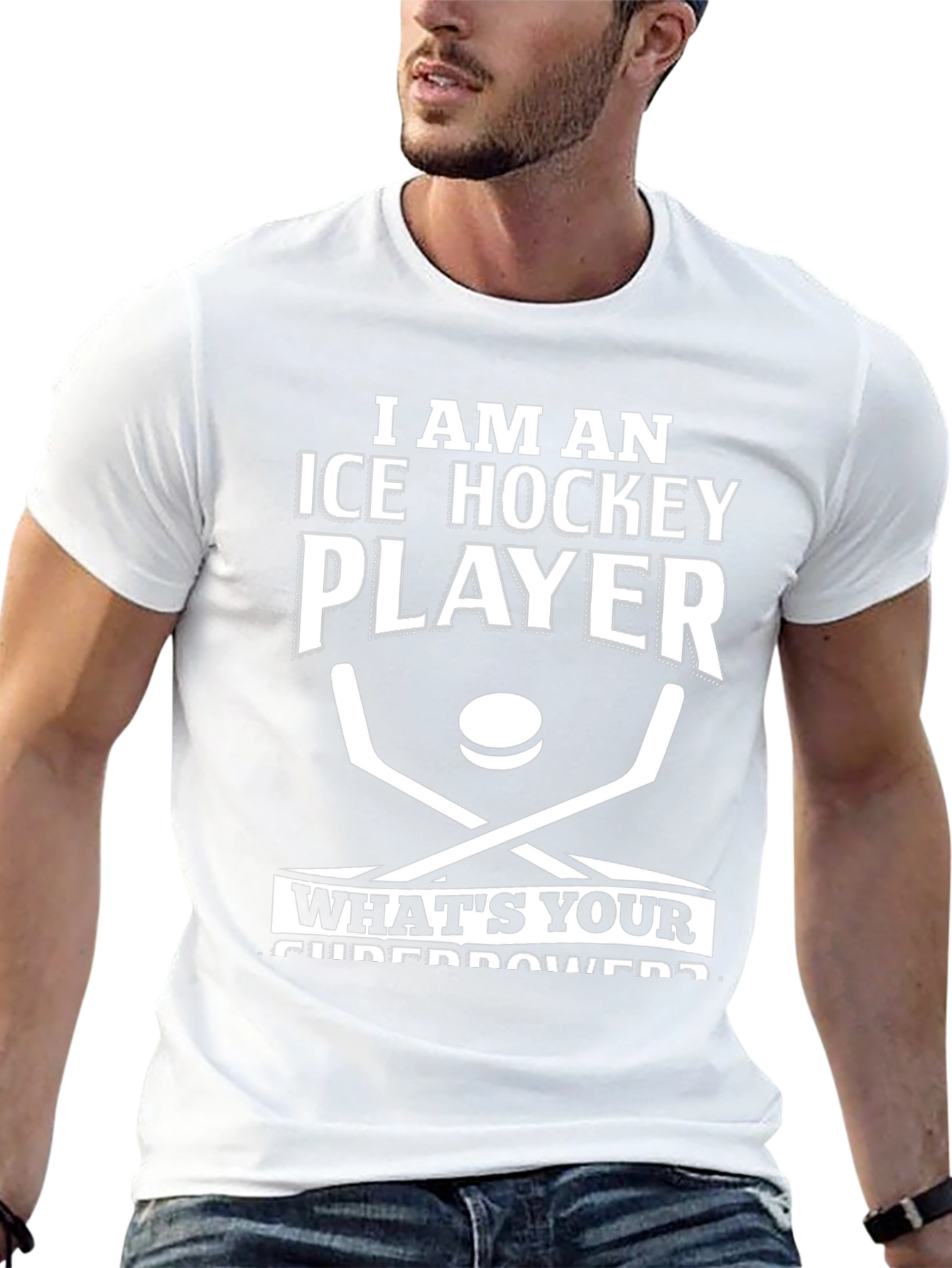 Ice Hockey Player Superpower T-Shirt