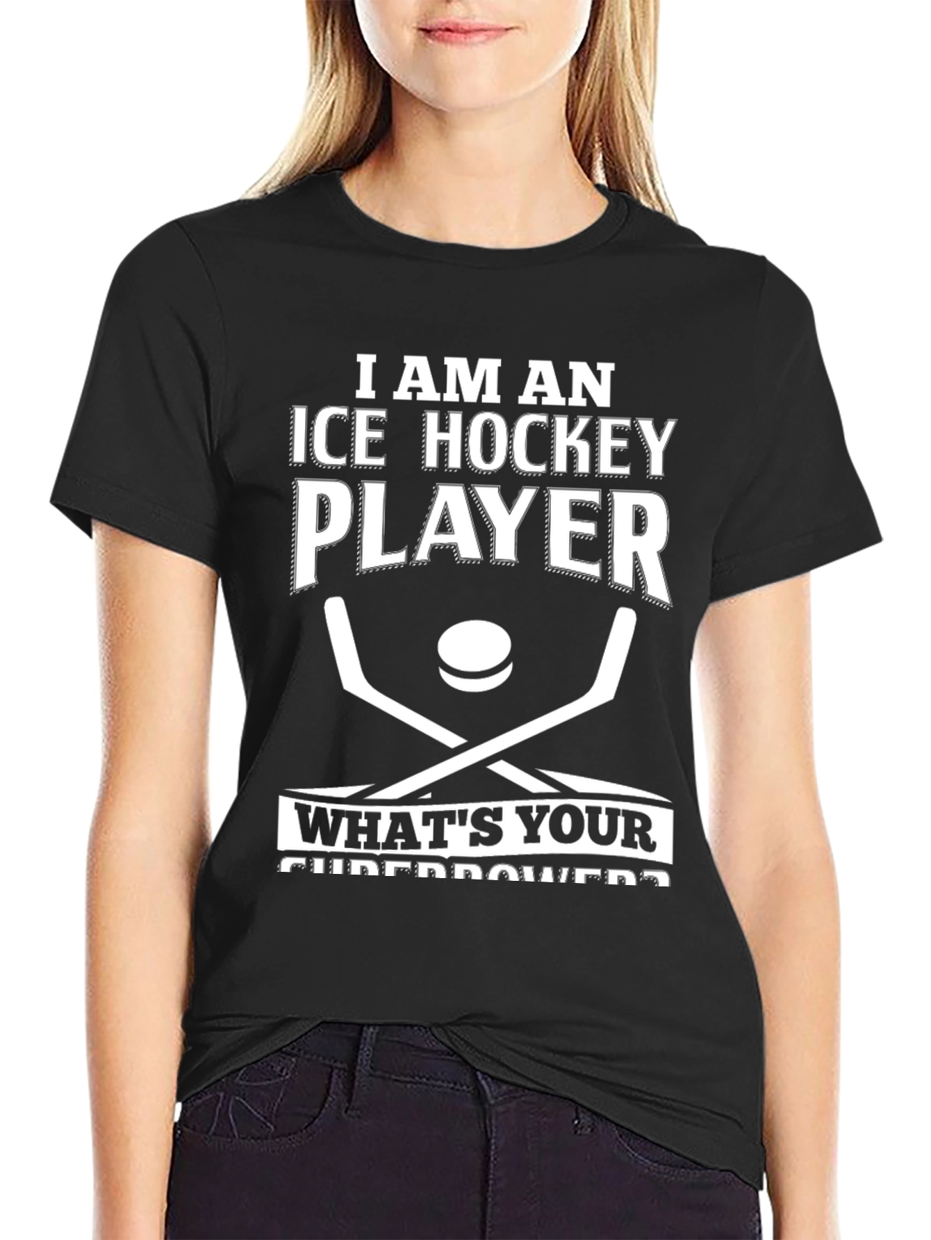 Ice Hockey Player Superpower T-Shirt