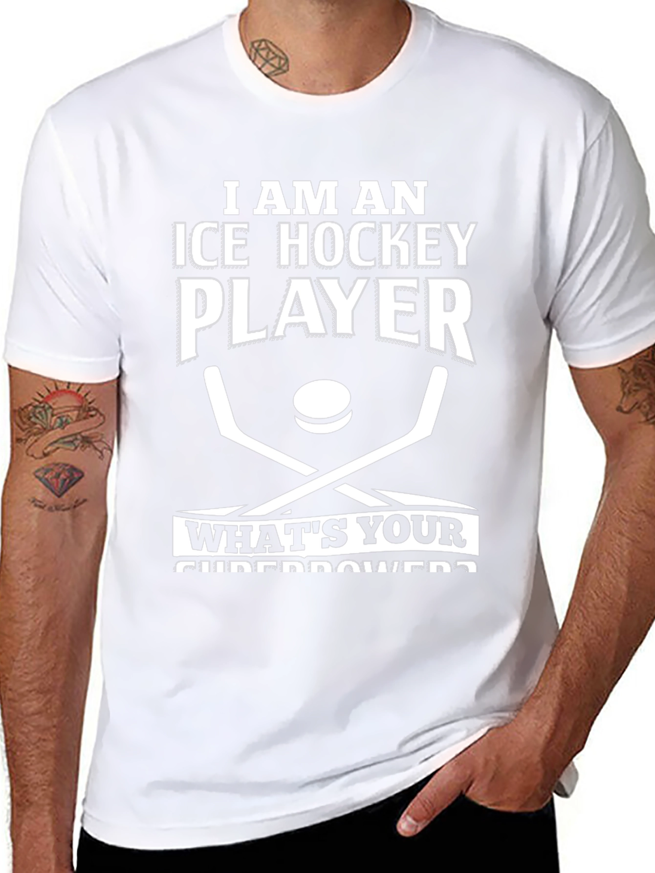 Ice Hockey Player Superpower T-Shirt