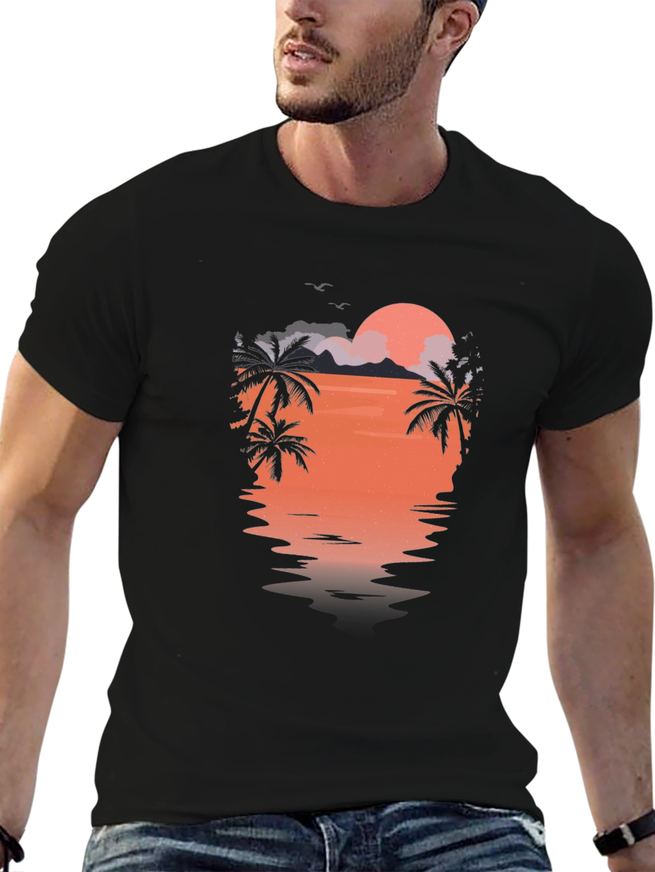 Tropical Sunset Graphic Tee
