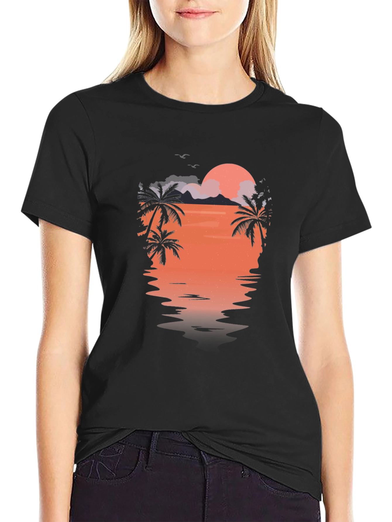 Tropical Sunset Graphic Tee