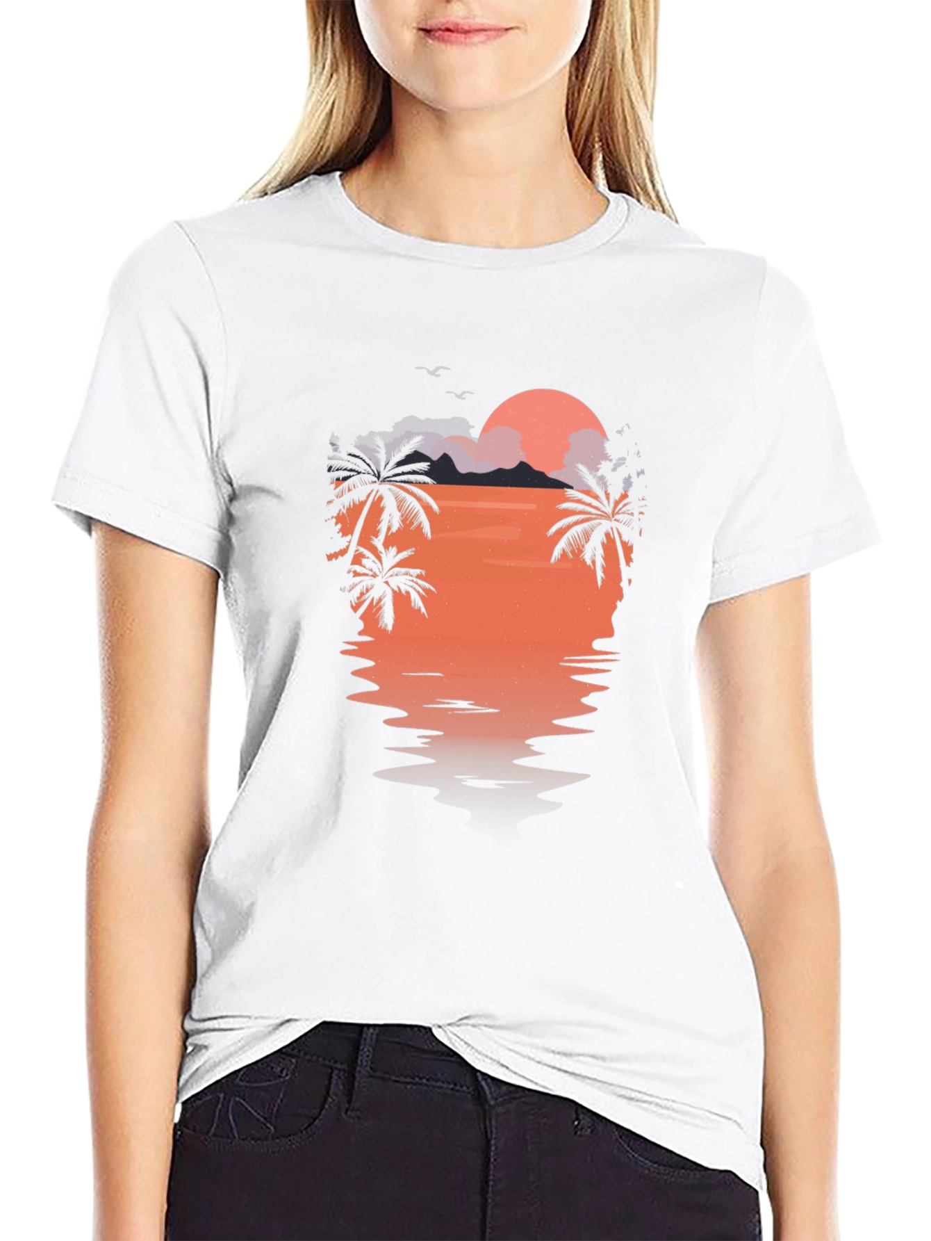 Tropical Sunset Graphic Tee