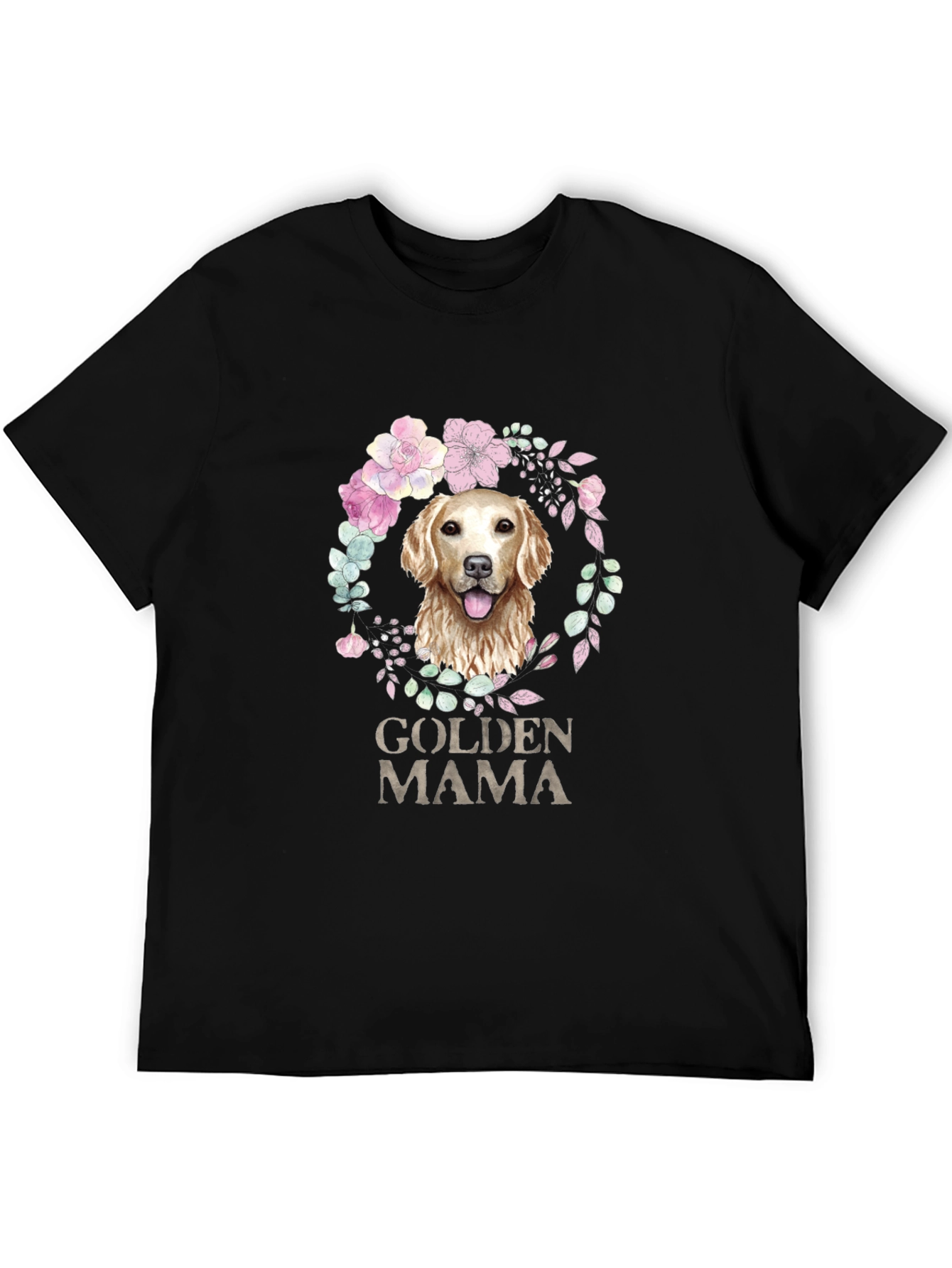 Golden Mama Dog Lover T-Shirt