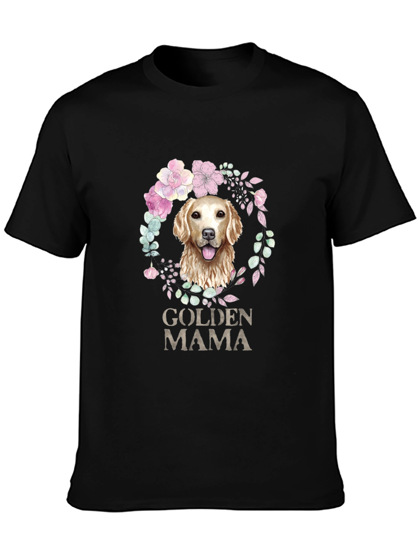 Golden Mama Dog Lover T-Shirt