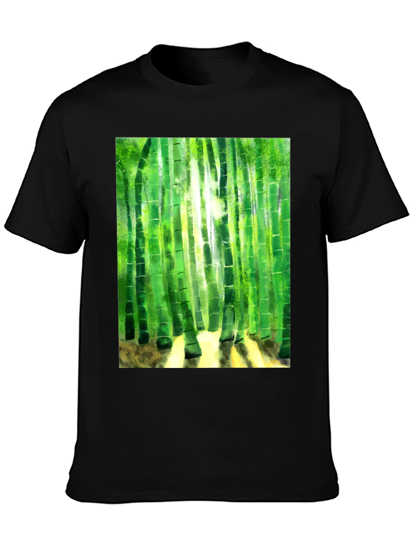 Bamboo Forest Graphic Tee - Nature Inspired Design