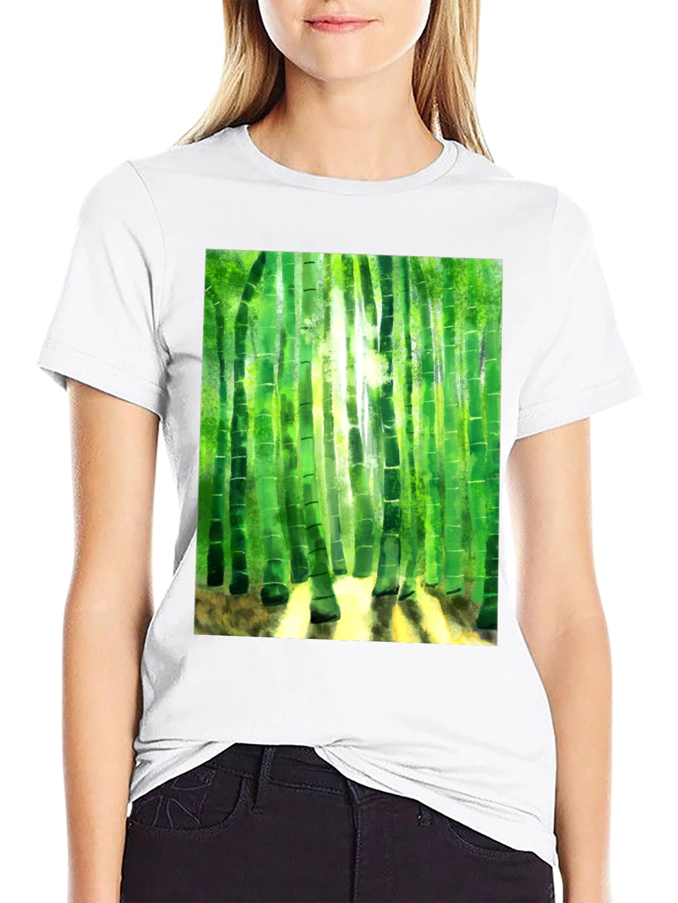 Bamboo Forest Graphic Tee - Nature Inspired Design