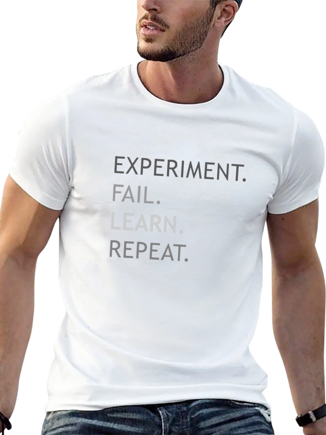 Experiment Fail Learn Repeat Graphic Tee