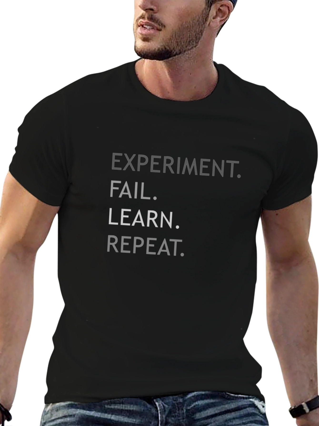Experiment Fail Learn Repeat Graphic Tee
