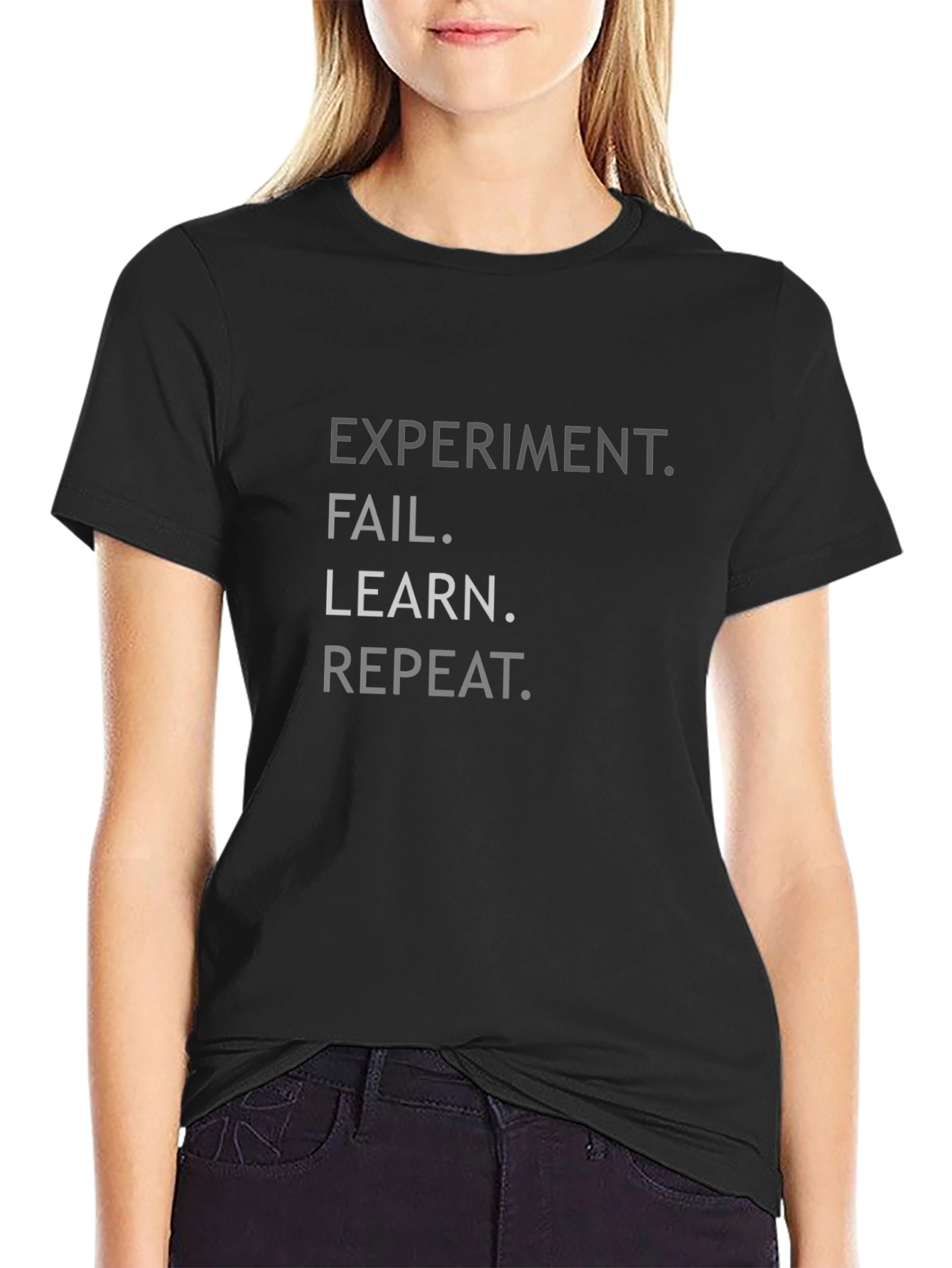 Experiment Fail Learn Repeat Graphic Tee