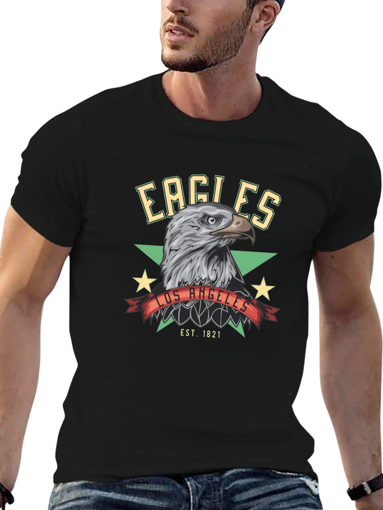 Eagles Los Angeles Black T-Shirt