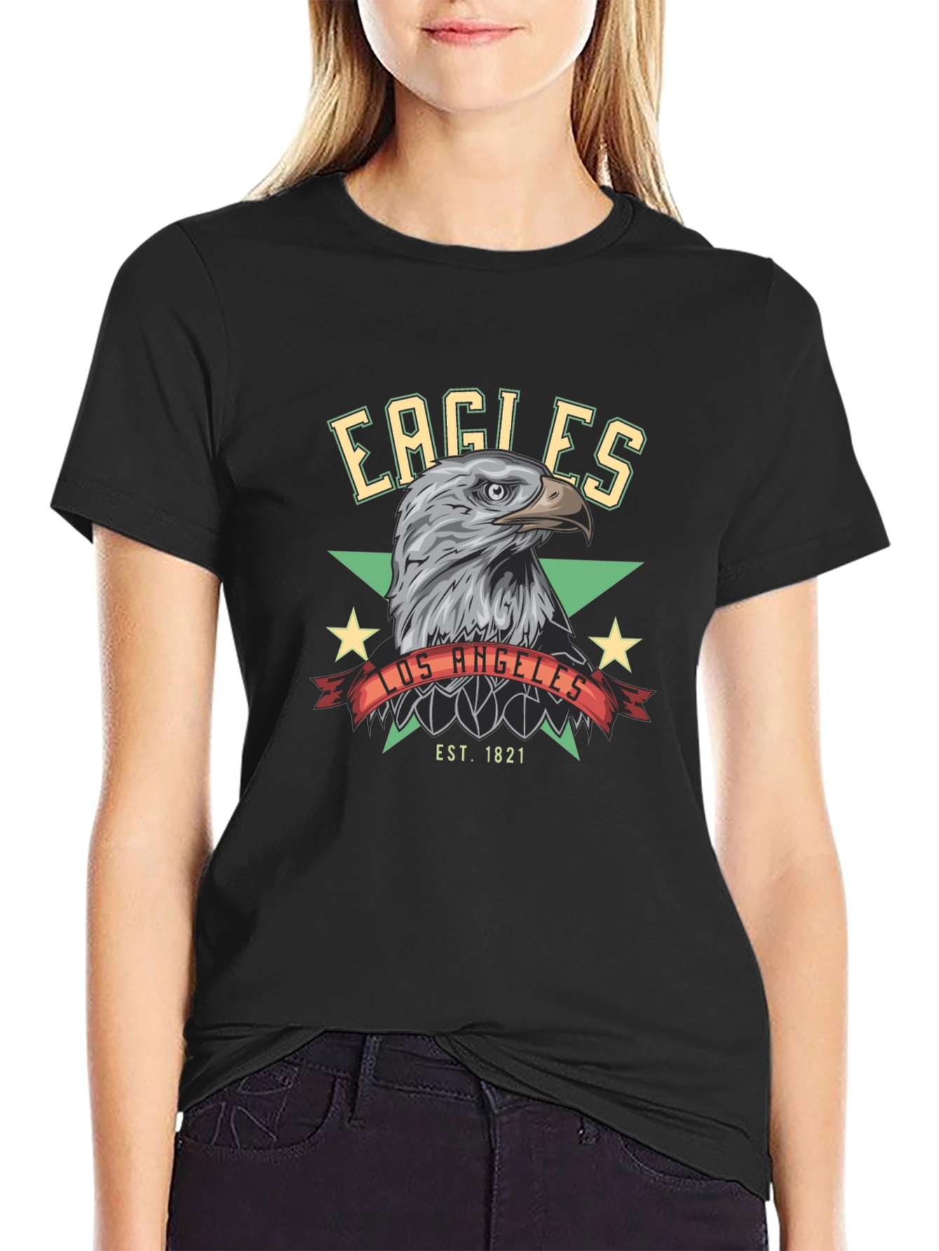 Eagles Los Angeles Black T-Shirt