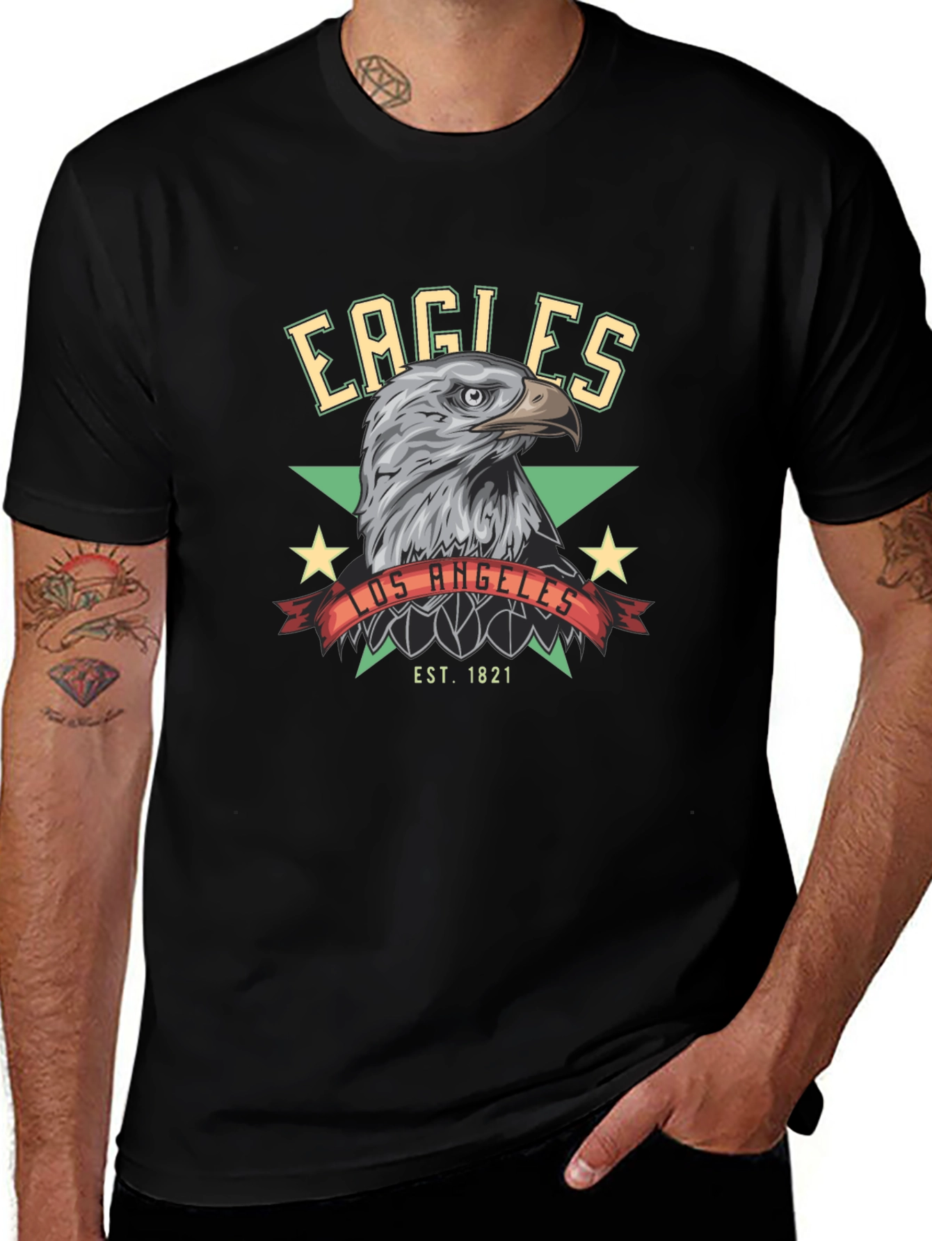 Eagles Los Angeles Black T-Shirt