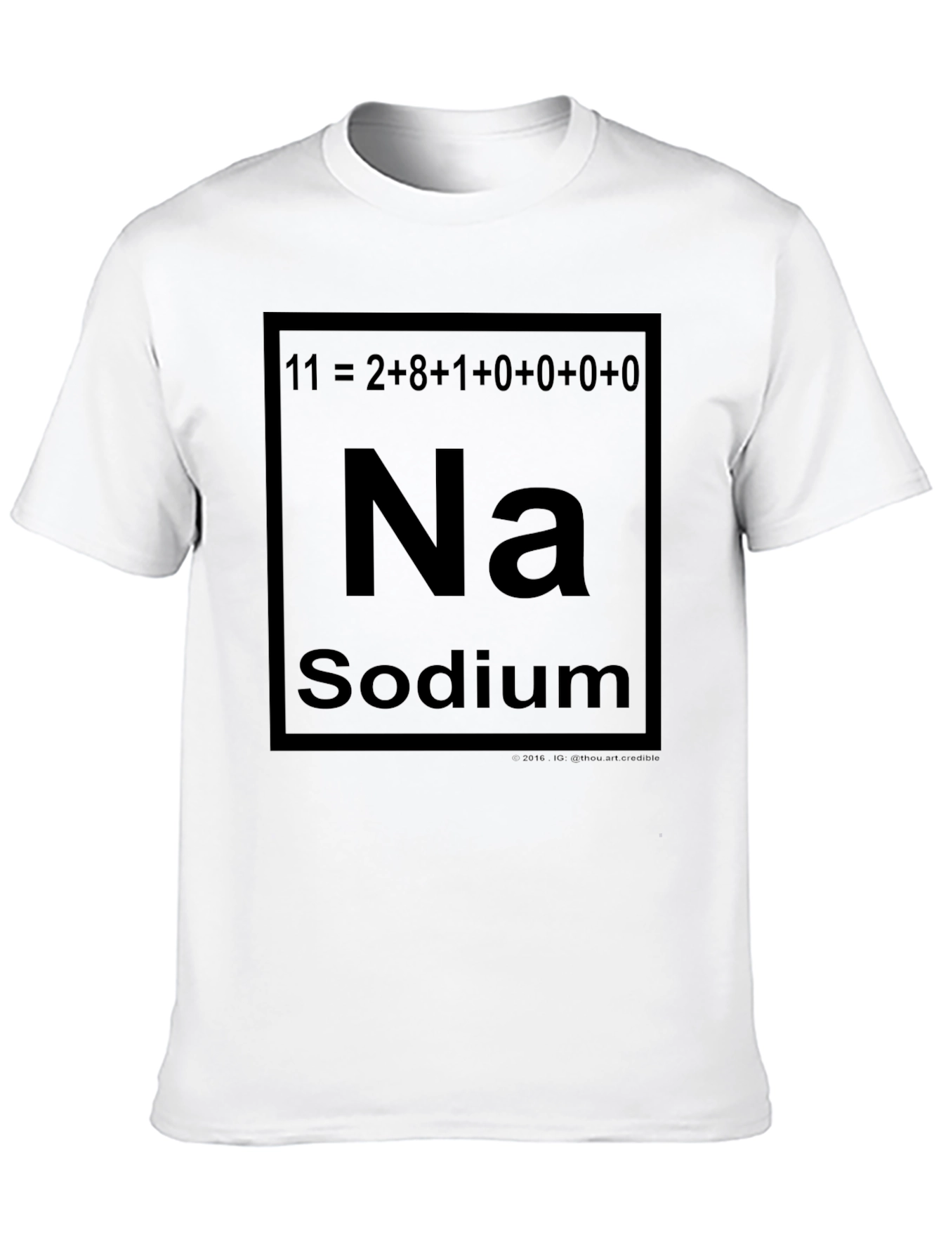 Sodium Periodic Table Element T-Shirt