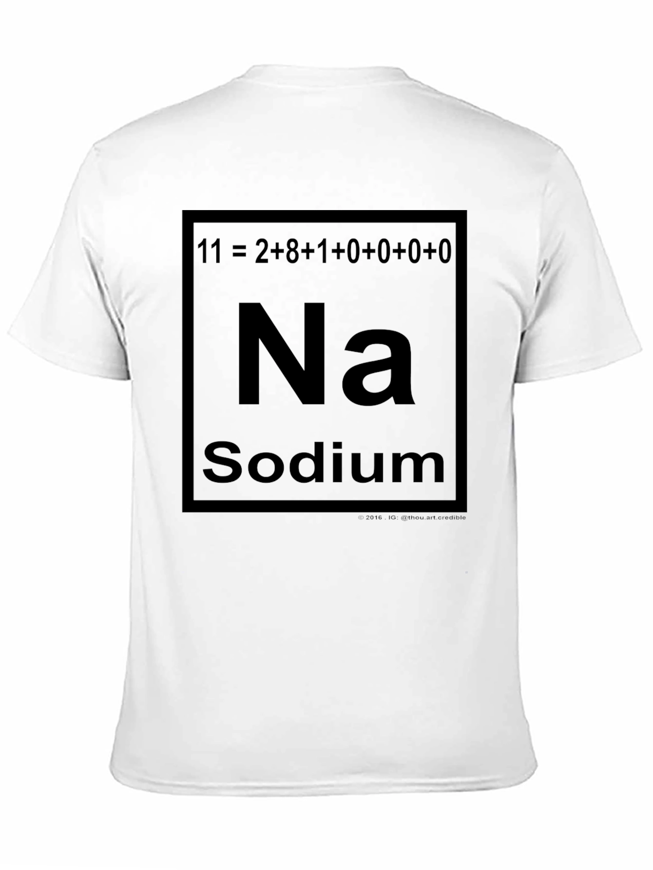 Sodium Periodic Table Element T-Shirt