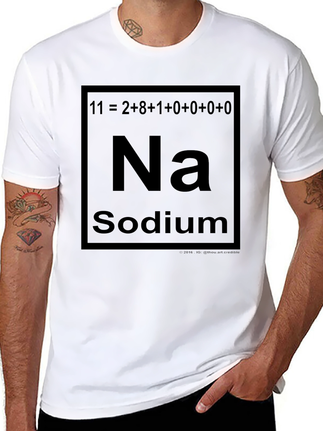 Sodium Periodic Table Element T-Shirt