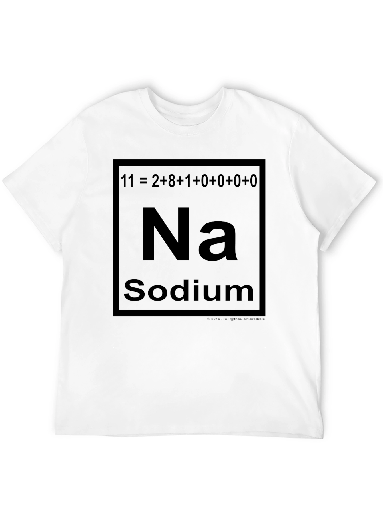 Sodium Periodic Table Element T-Shirt