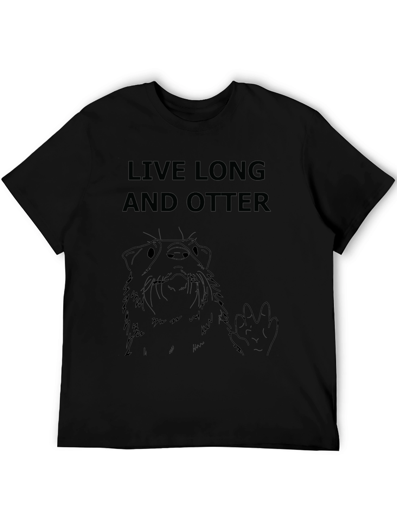 Live Long and Otter T-Shirt - Funny Graphic Tee
