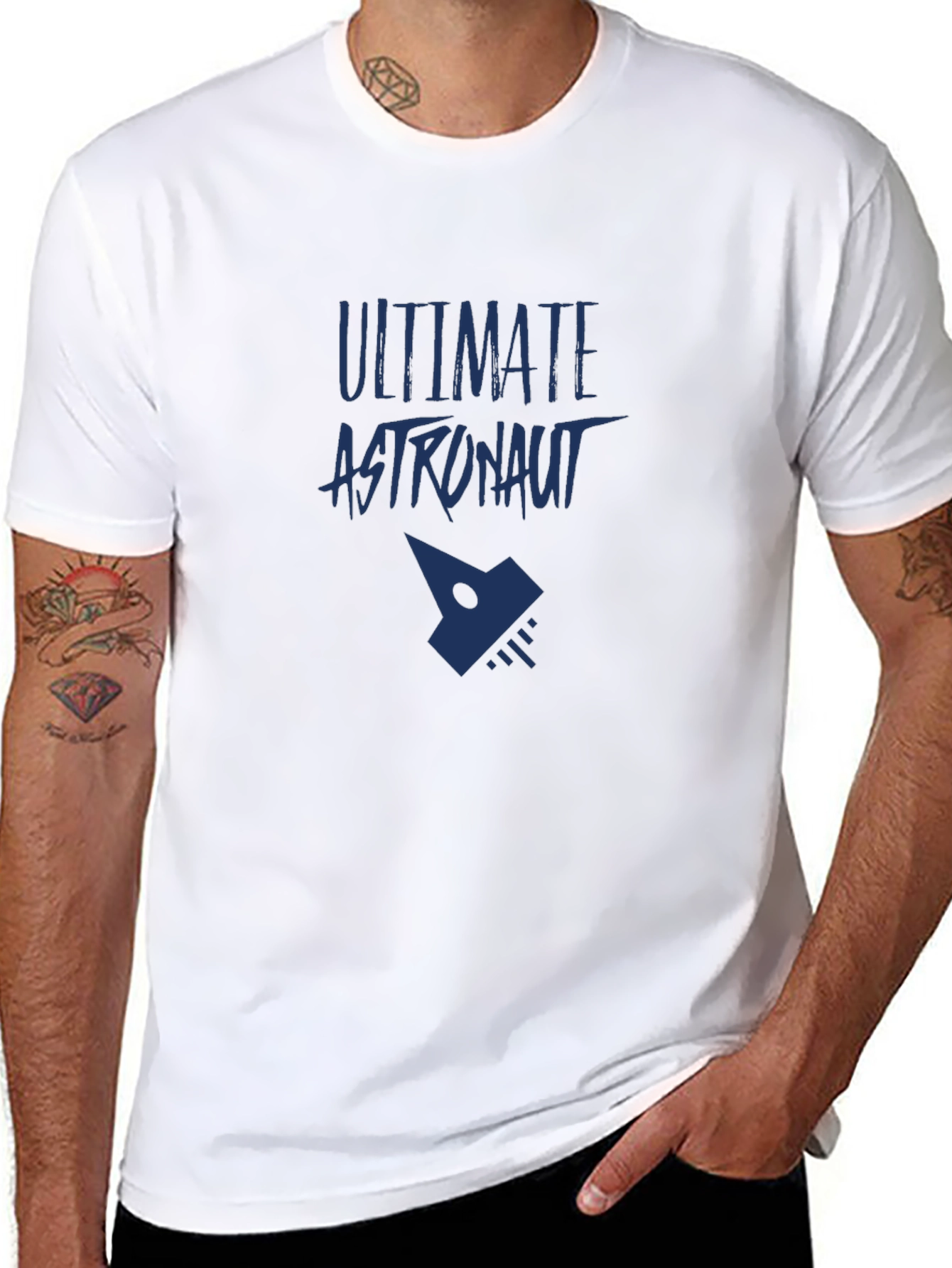 Ultimate Astronaut Graphic T-Shirt - Space Rocket Design