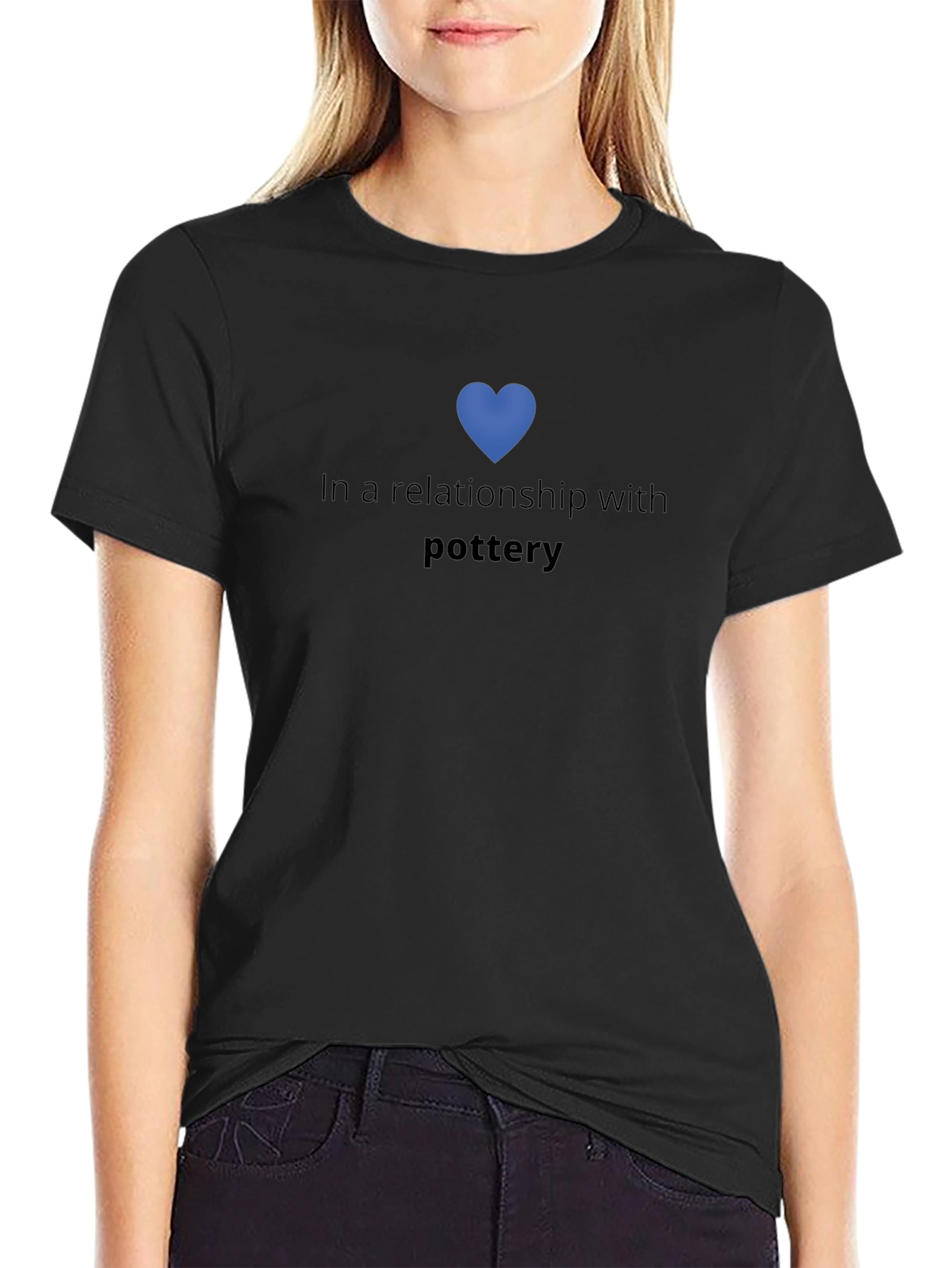 Pottery Relationship Graphic Tee - Black