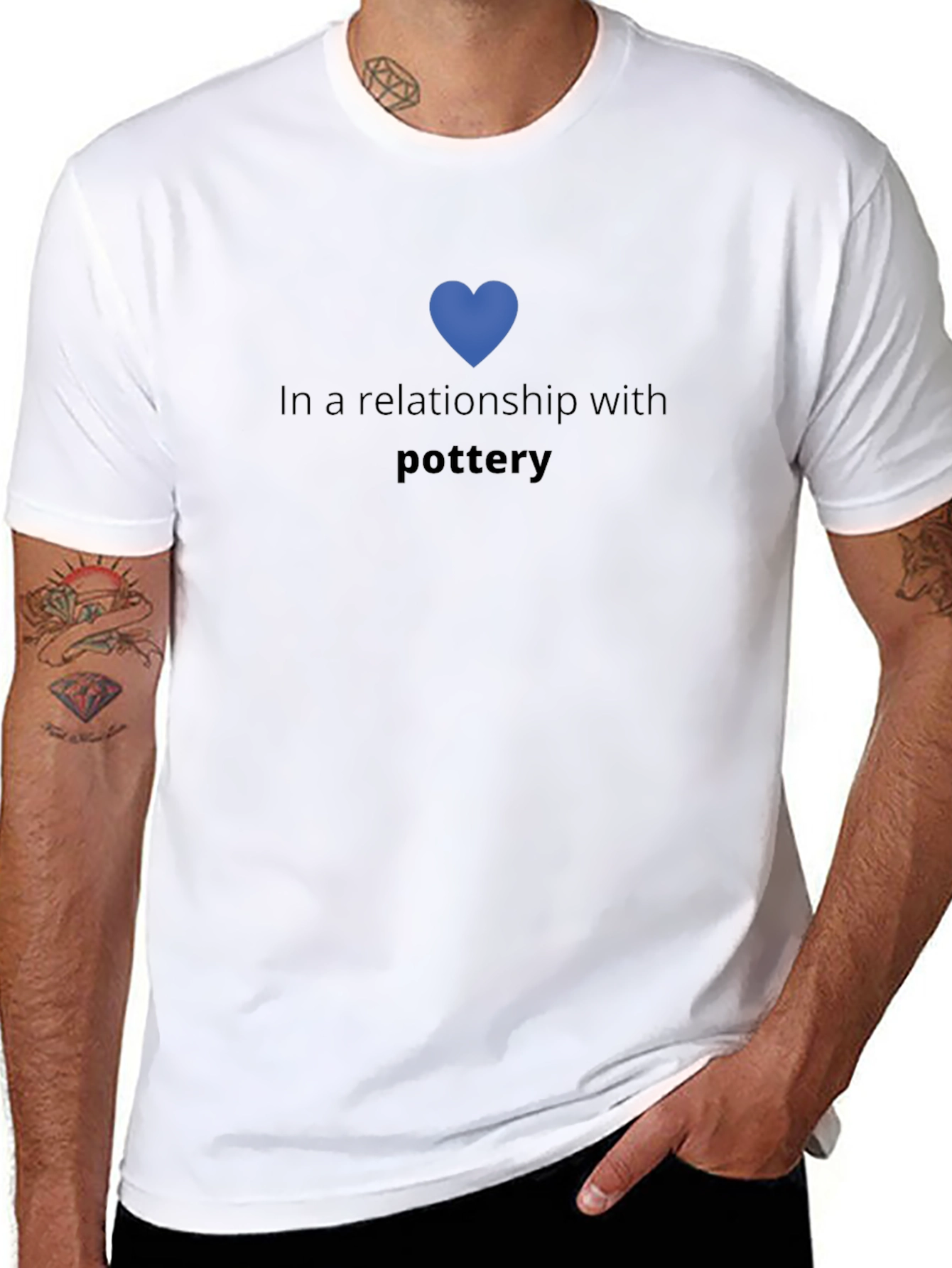 Pottery Relationship Graphic Tee - Black