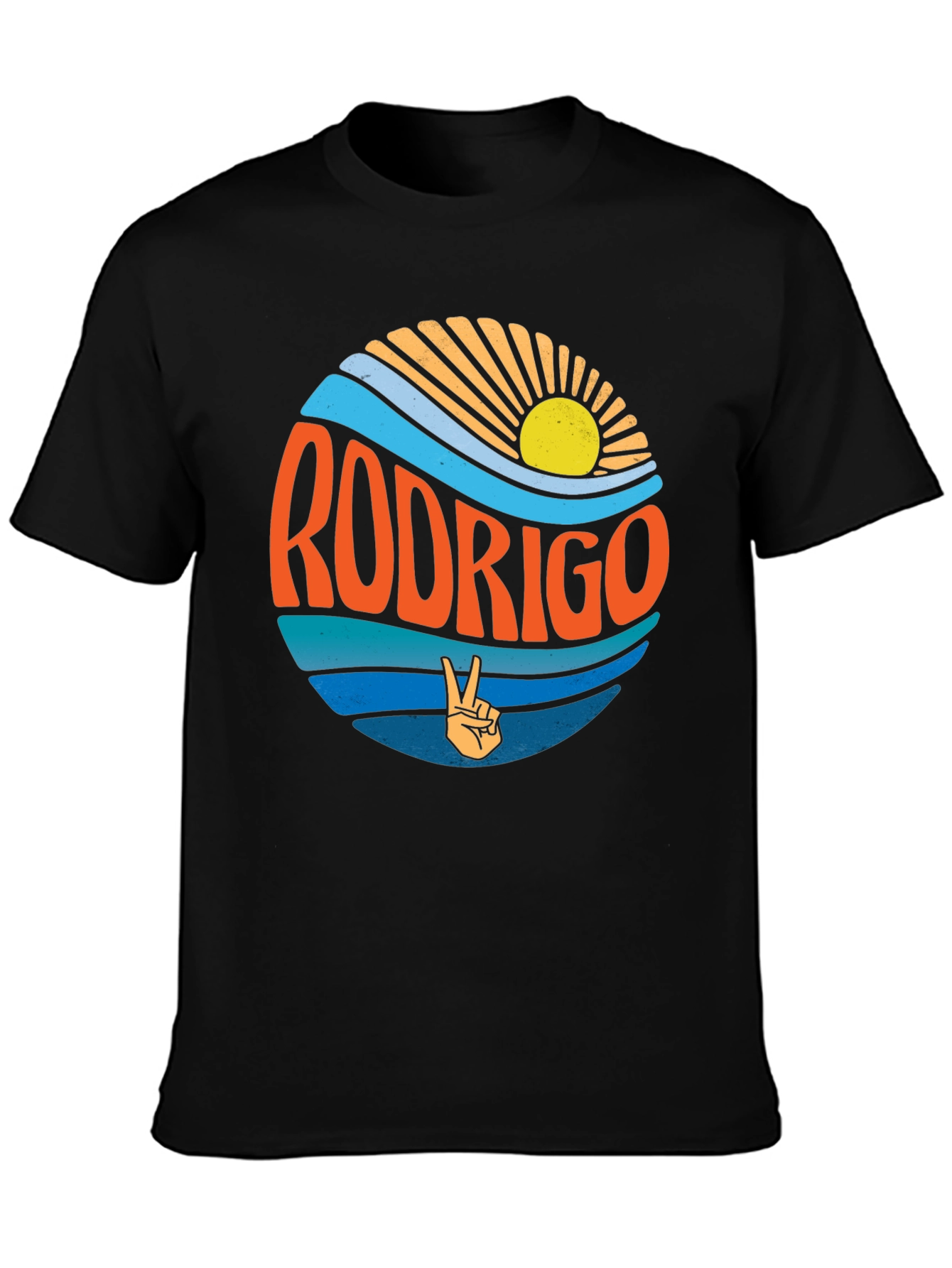Retro Rodrigo T-Shirt - Surf & Sun Design