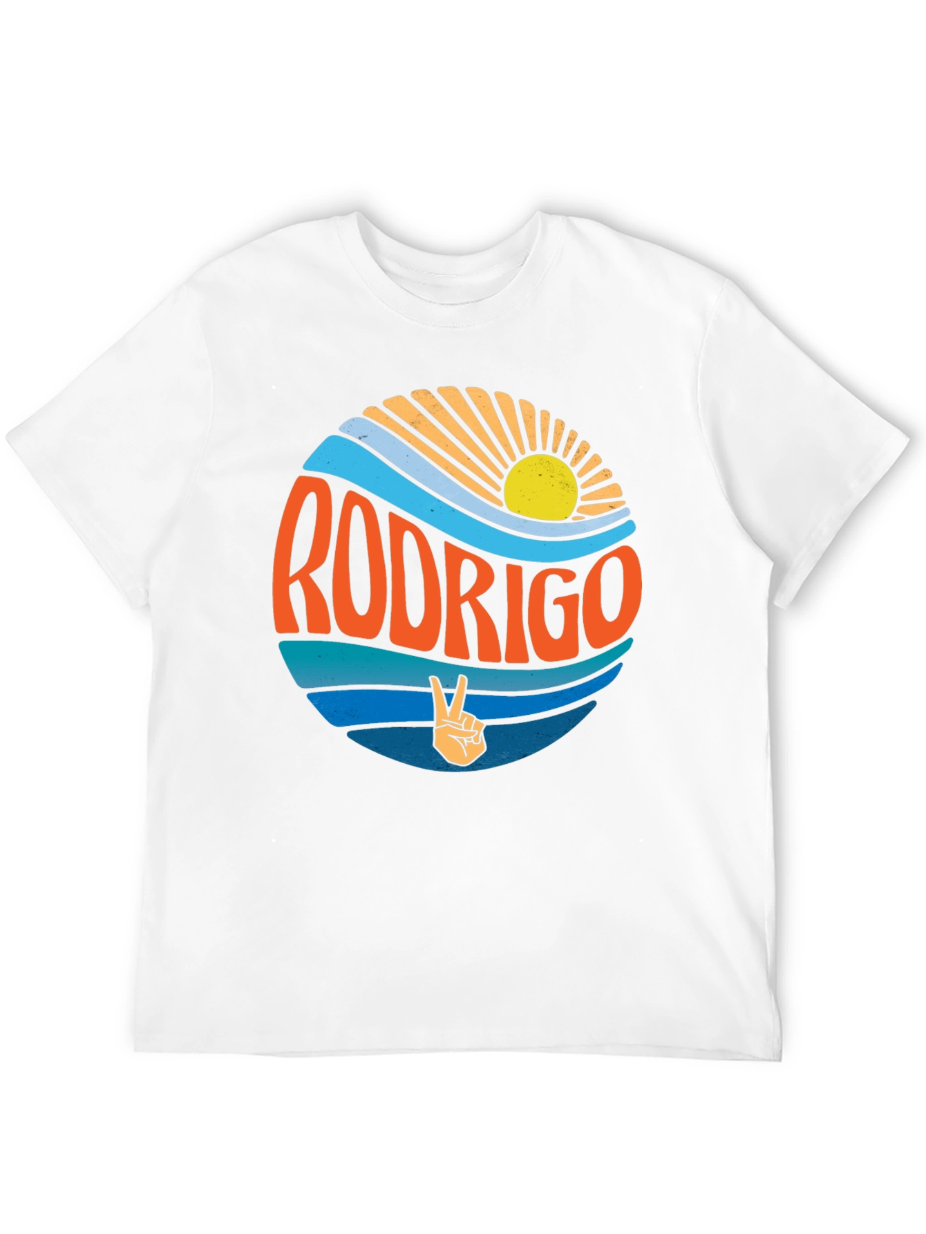 Retro Rodrigo T-Shirt - Surf & Sun Design