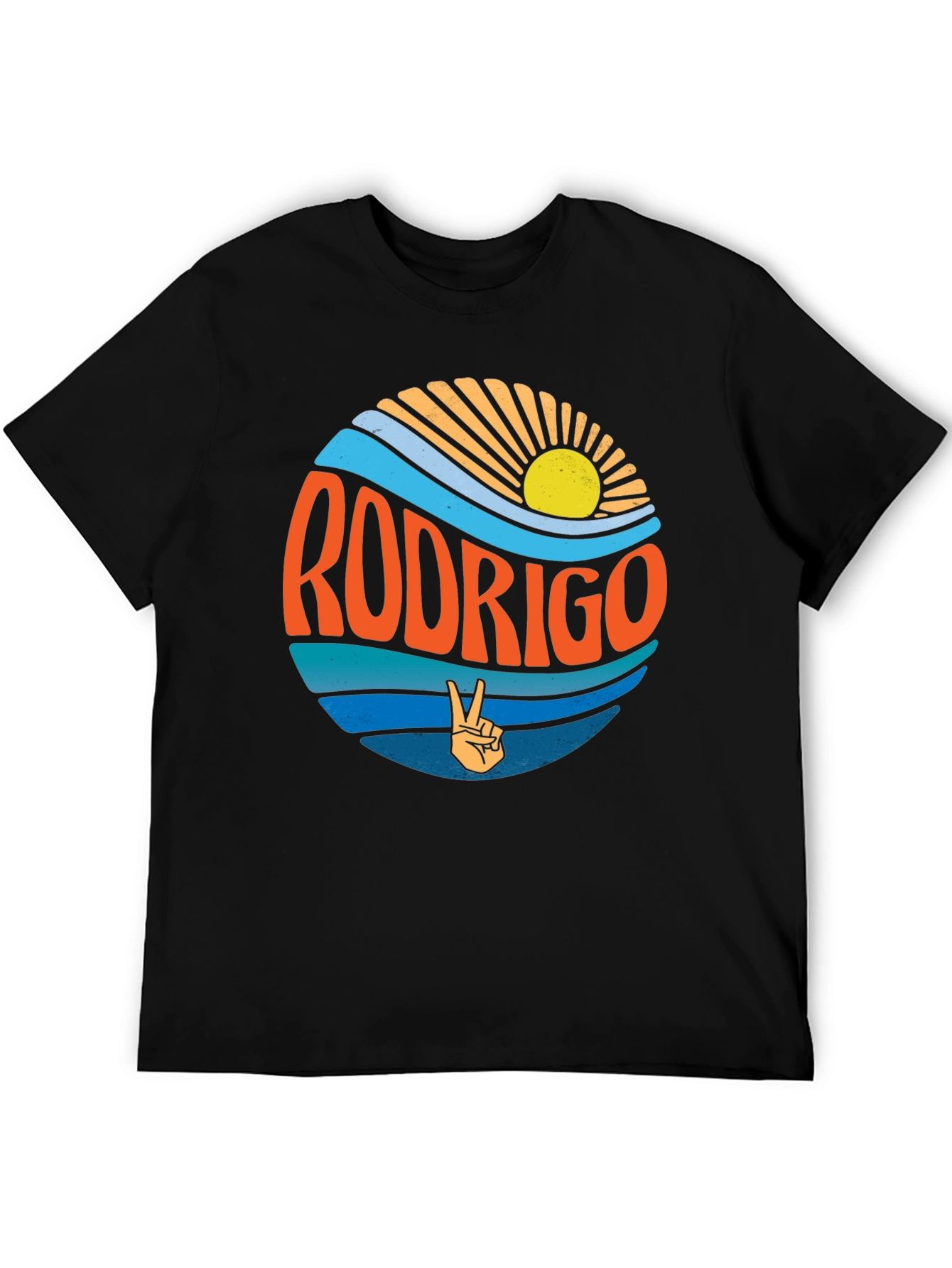 Retro Rodrigo T-Shirt - Surf & Sun Design