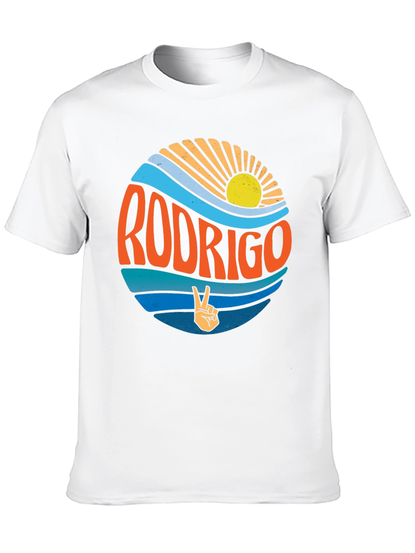Retro Rodrigo T-Shirt - Surf & Sun Design