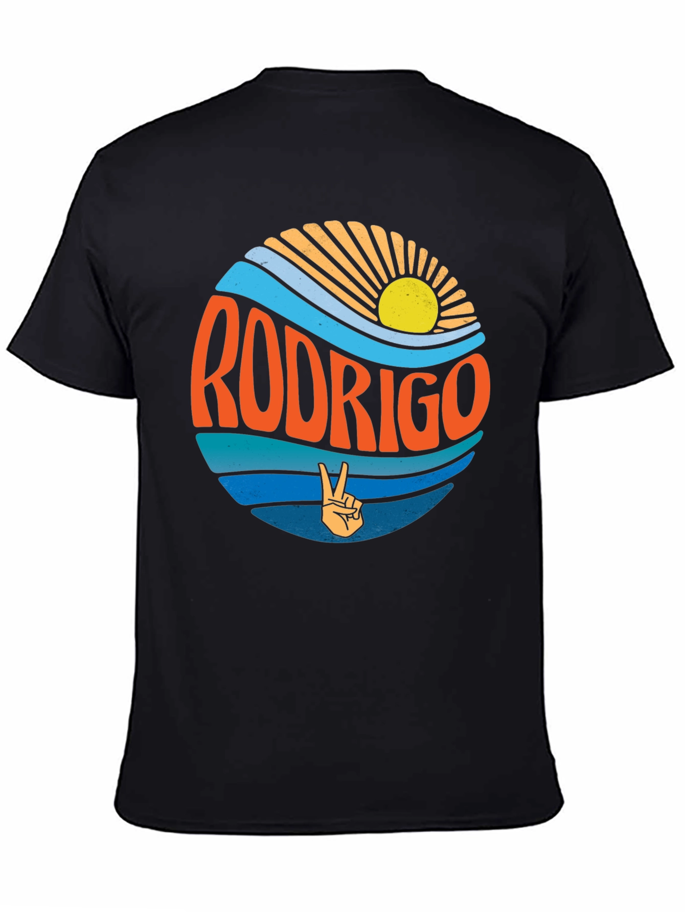 Retro Rodrigo T-Shirt - Surf & Sun Design