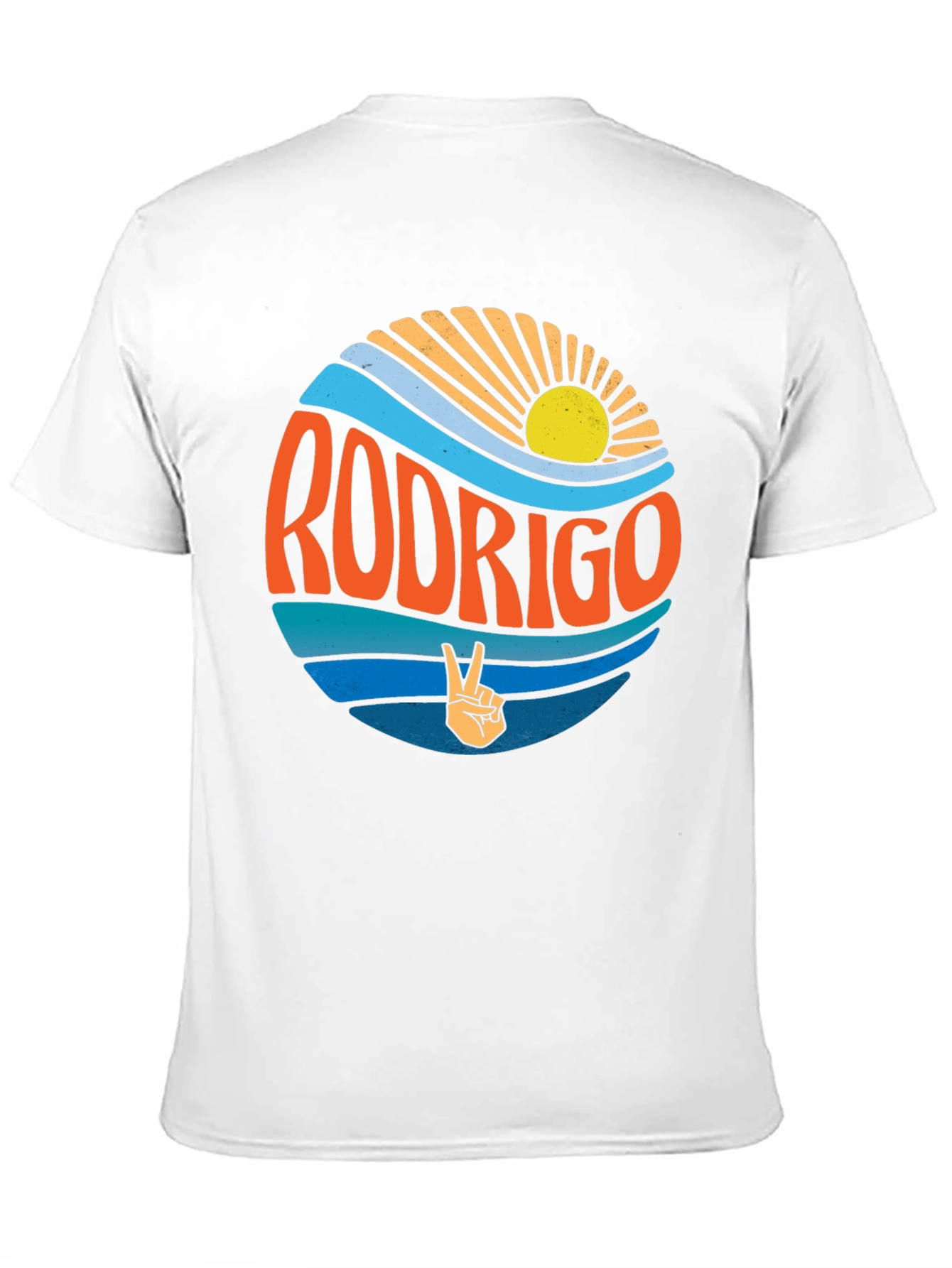 Retro Rodrigo T-Shirt - Surf & Sun Design