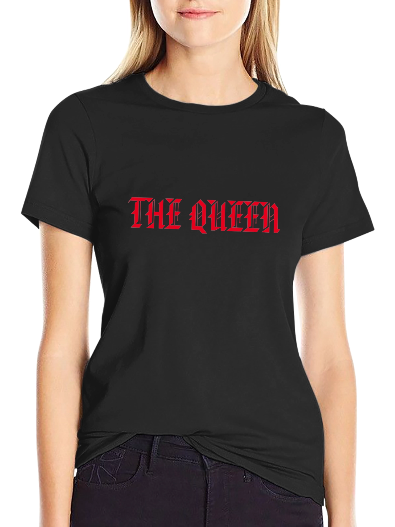 The Queen Graphic T-Shirt - Black