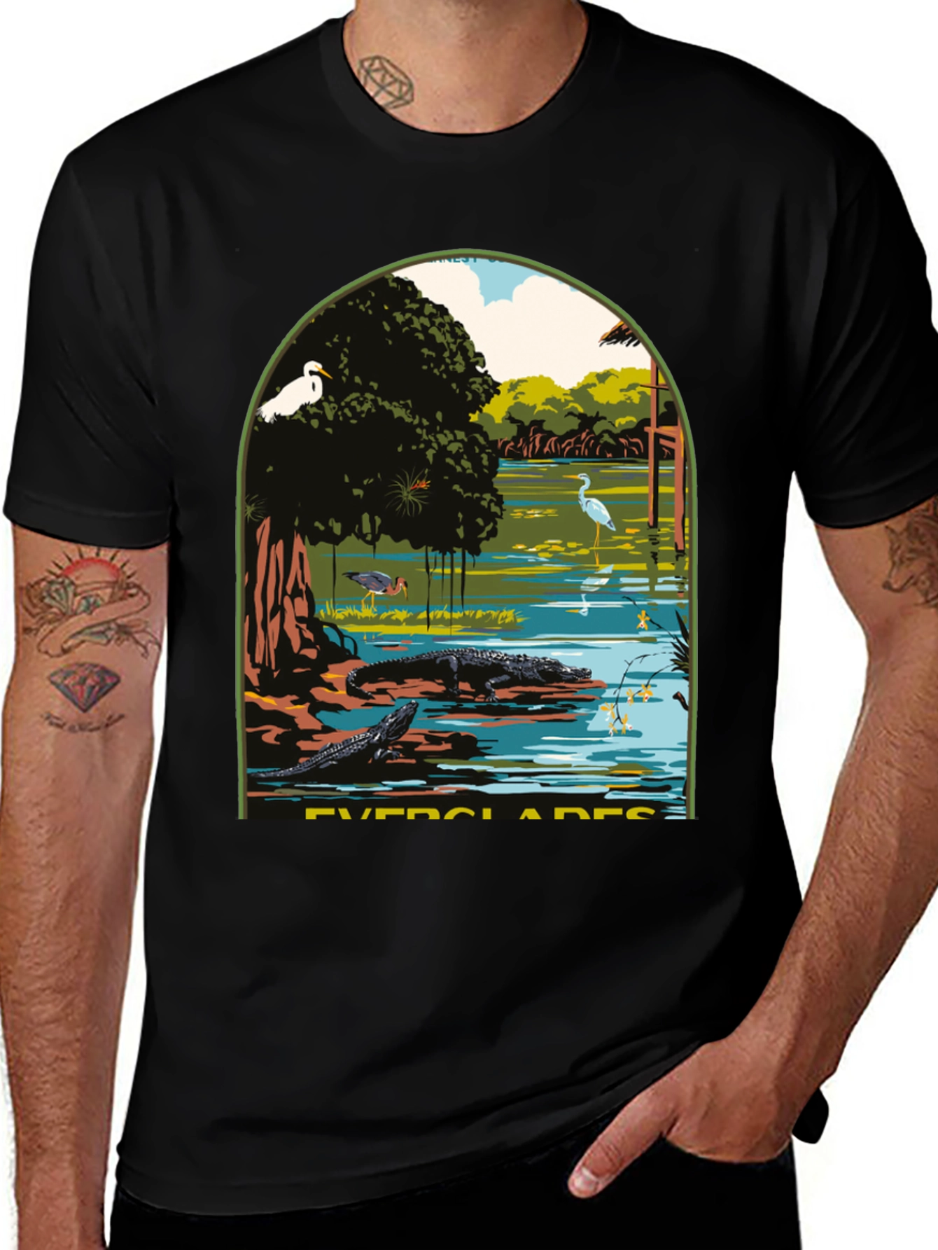 Everglades Graphic Tee - Nature Lovers T-Shirt